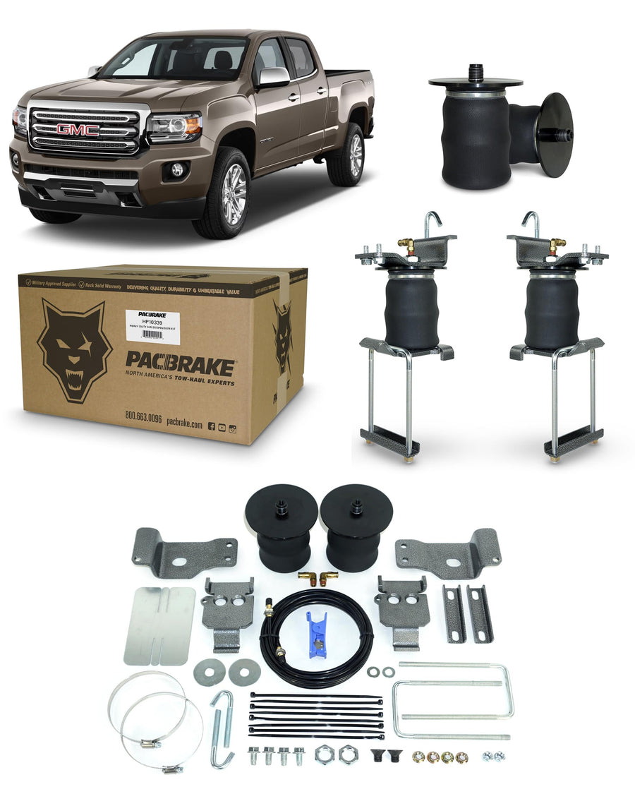 Pacbrake ALPHA HD HP10339 Rear Air Suspension Kit Compatible with Chevrolet Colorado/GMC Canyon 2015-2021