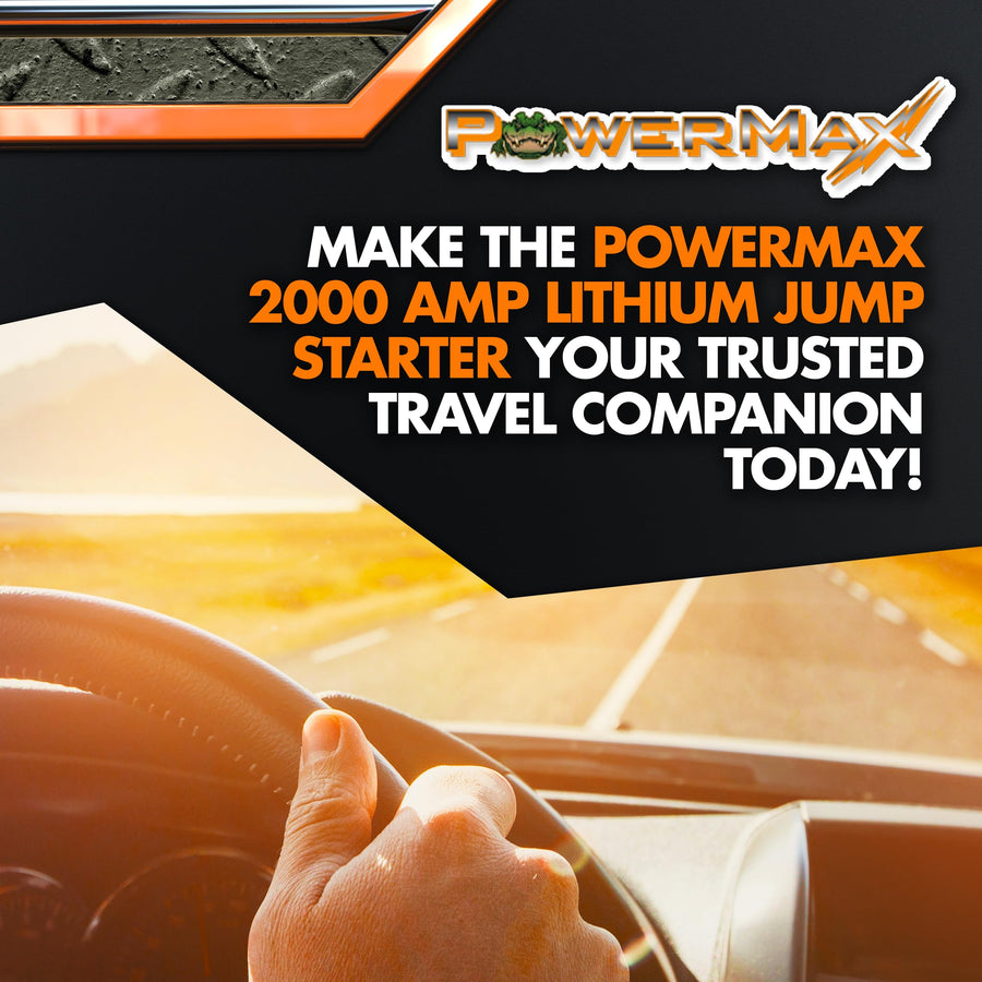 2000 Amp PowerMax Lithium Jump Starter