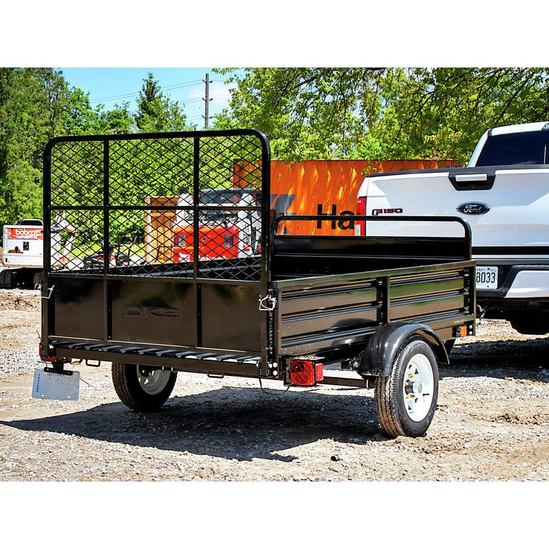 Utility Trailer DK2 4.5 x 7.5 Drive-Up Gate, Load Capacity 1639 lb, Deck Length 7.5 ft, Deck Width 4.5 ft, Model# MMT5X7-DUG