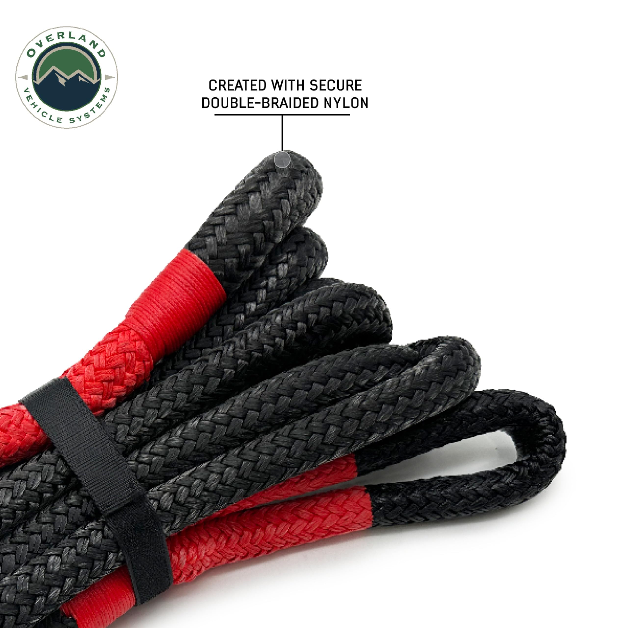 Kinetic Recovery Rope Overland Vehicle Systems Brute with 30% Stretch Storage Bag (7/8" Thick - 20 ft. Long)
