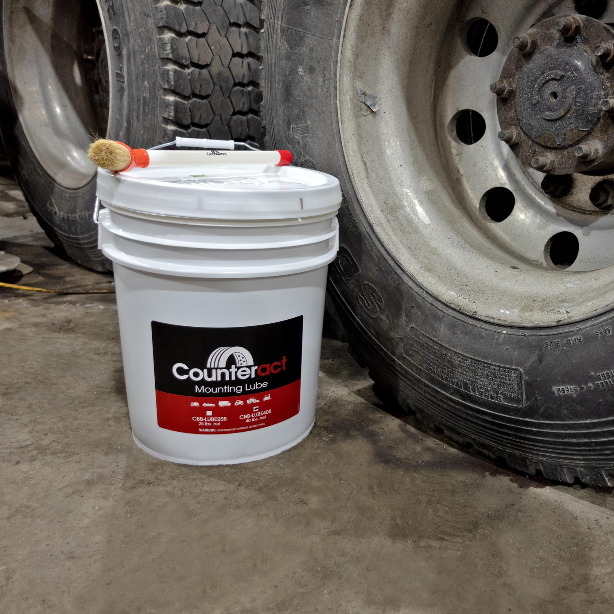 Premium Counteract Tire Mounting Lube for All Tire/Wheel Applications (40lb) CBB-LUBE40B