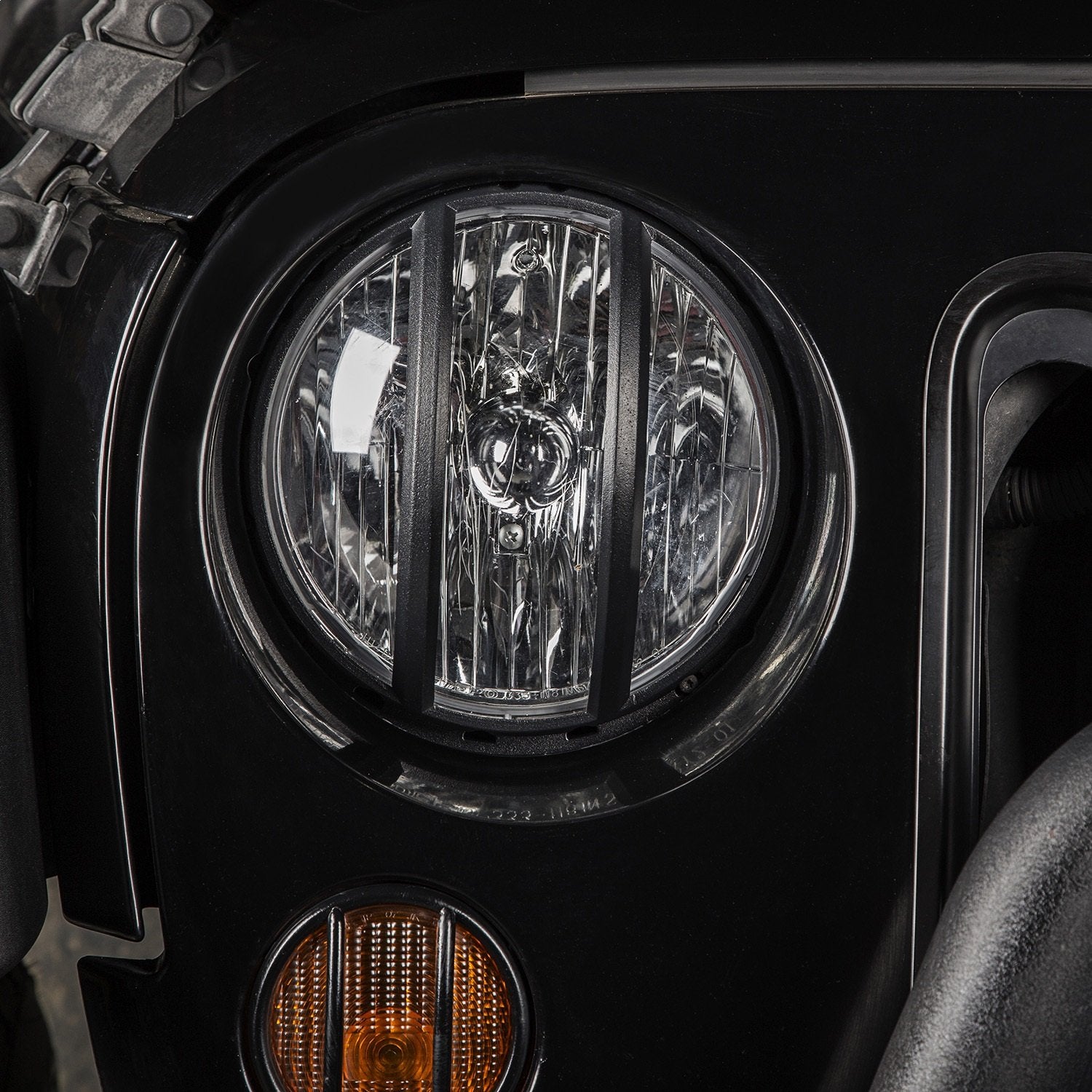 Rugged Ridge Elite Euro Guards Headlight for Jeep Wrangler JK/JKU | Pivotal | 11230.13 | Fits 2007-2018 Jeep Wrangler JK/JKU