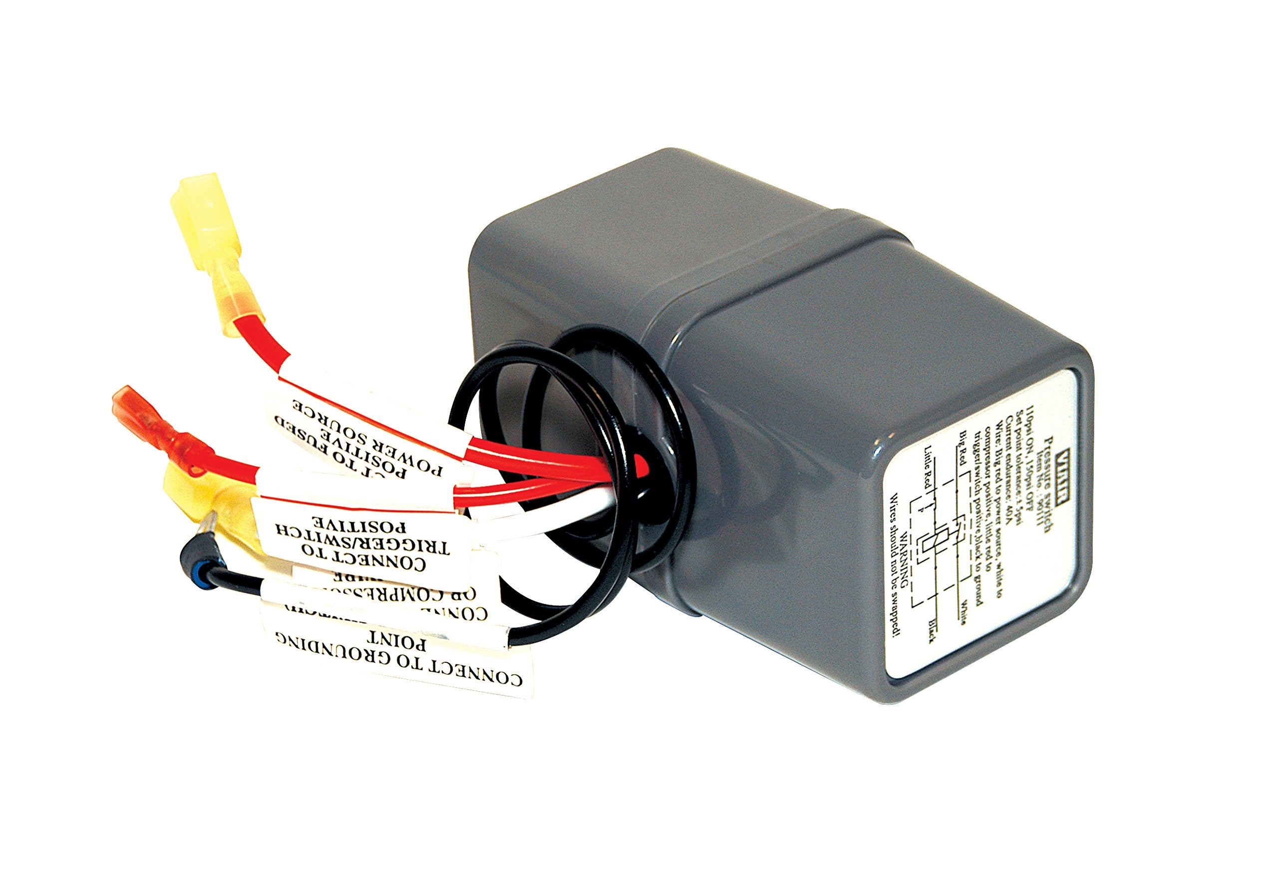 Pressure Switch Viair 90113 with Relay Black, 1/8 in. NPT (M)