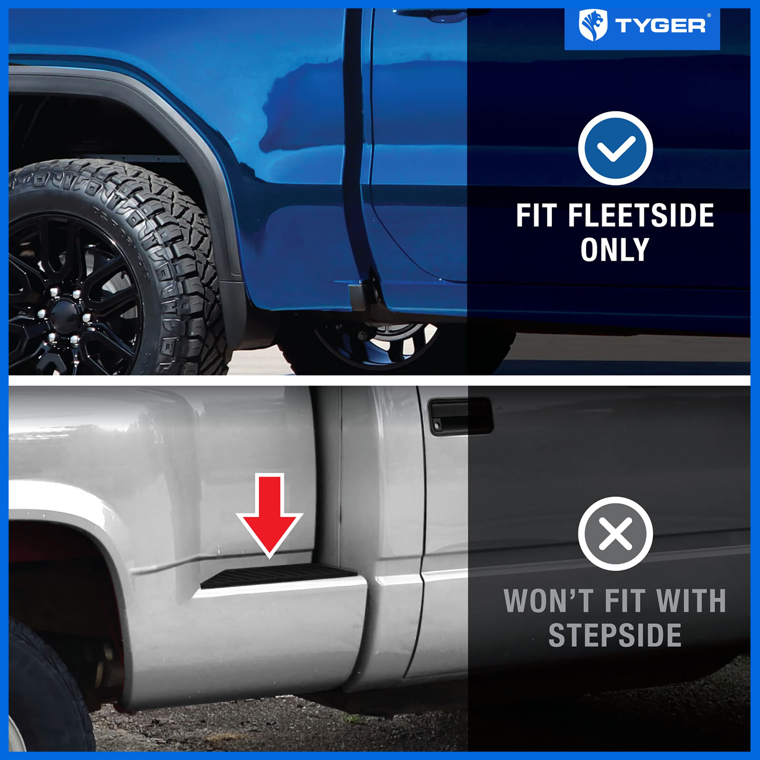 Tyger Auto T1 Soft Roll Up Tonneau Cover Compatible with 2009-2014 Ford F-150 | Styleside 5.5' Bed (66") | TG-BC1F9022 , Black