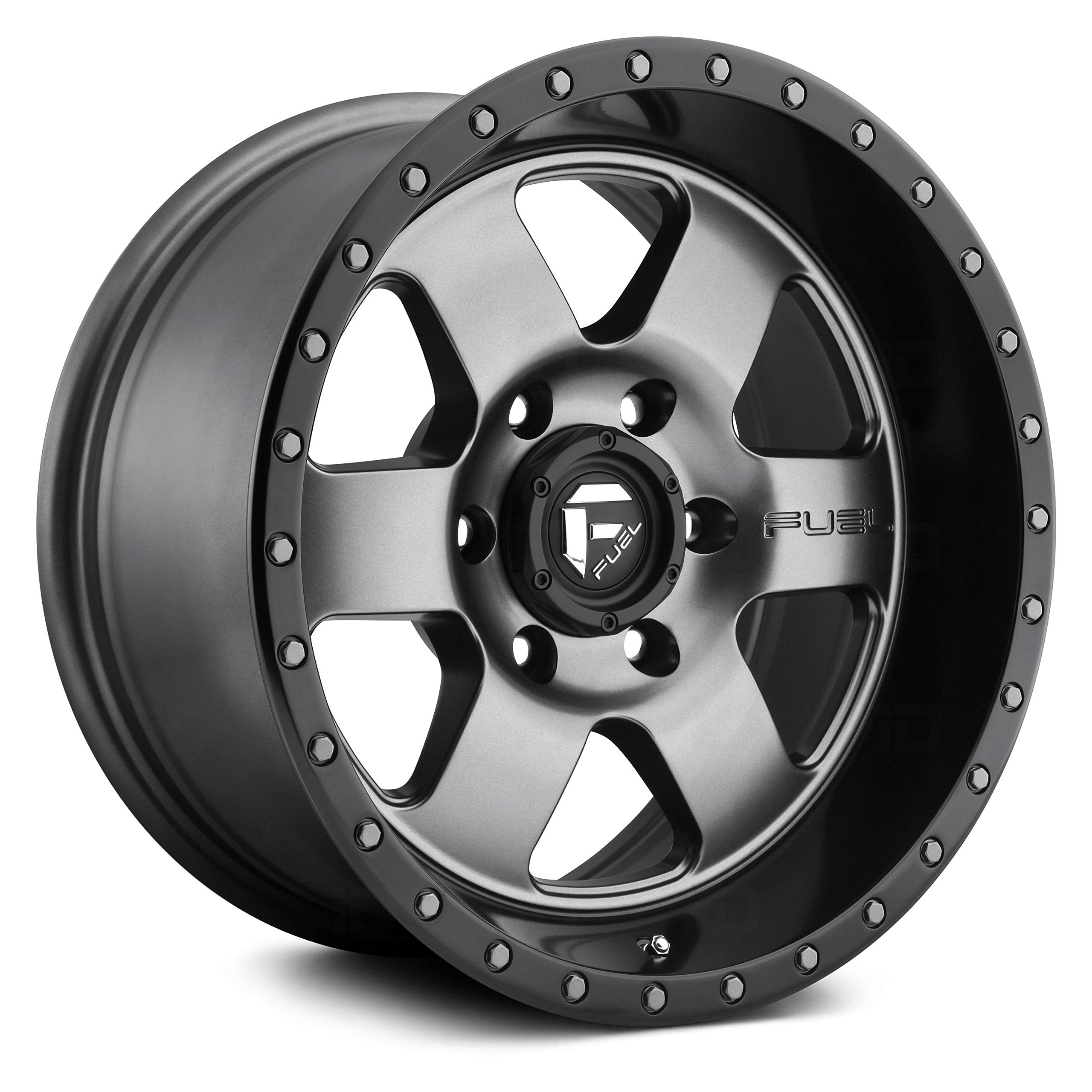 FUEL 18x9 Podium D619 Matte Gun Metal 8x180 20 offset
