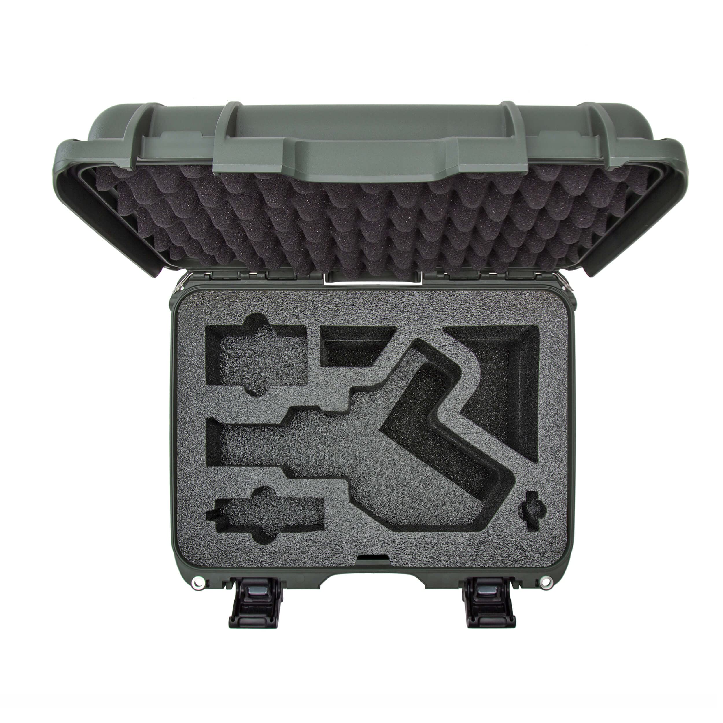 Nanuk Waterproof Hard Case 920 with Custom Foam Insert for DJI Ronin-S 3 Mini - Olive