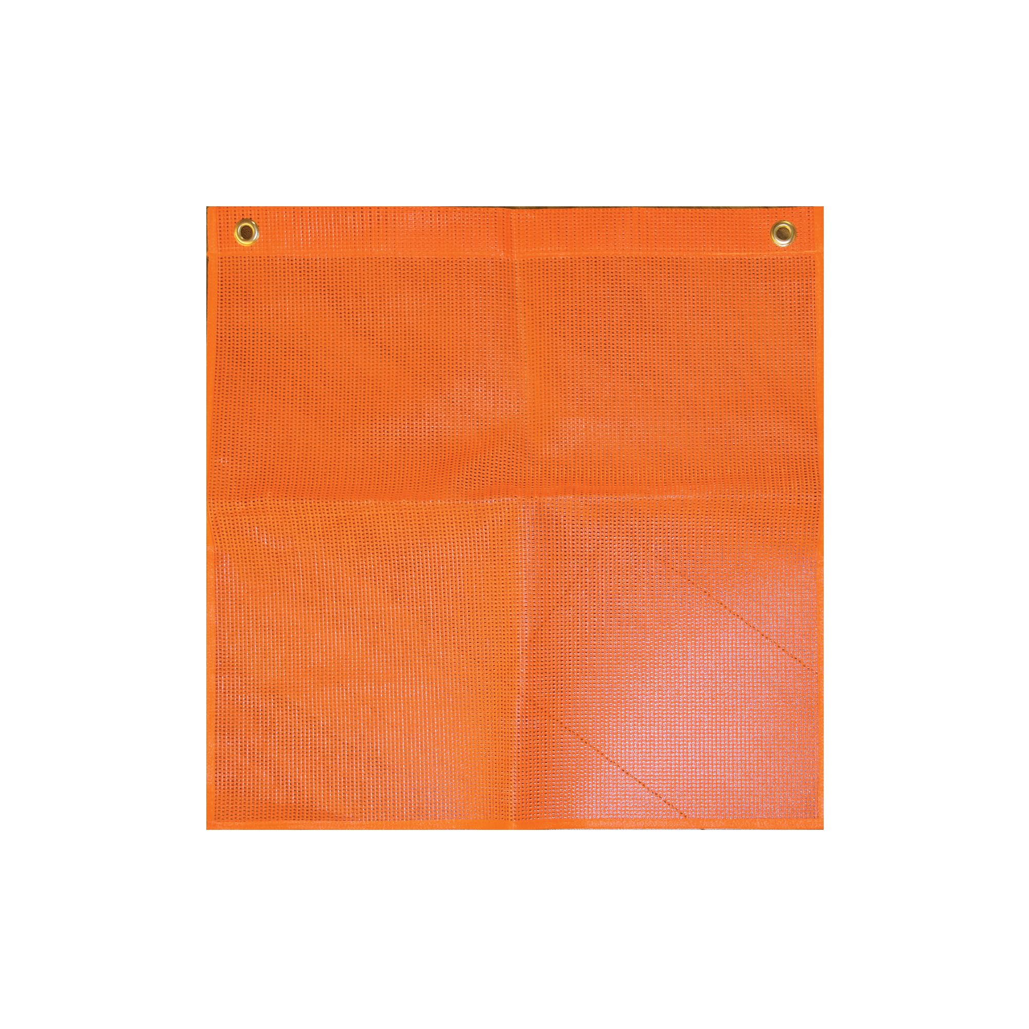 18in.x20ft. Fluorescent Red Mesh Flag w/Grommets, Erickson, Material Mesh, Model# 05303