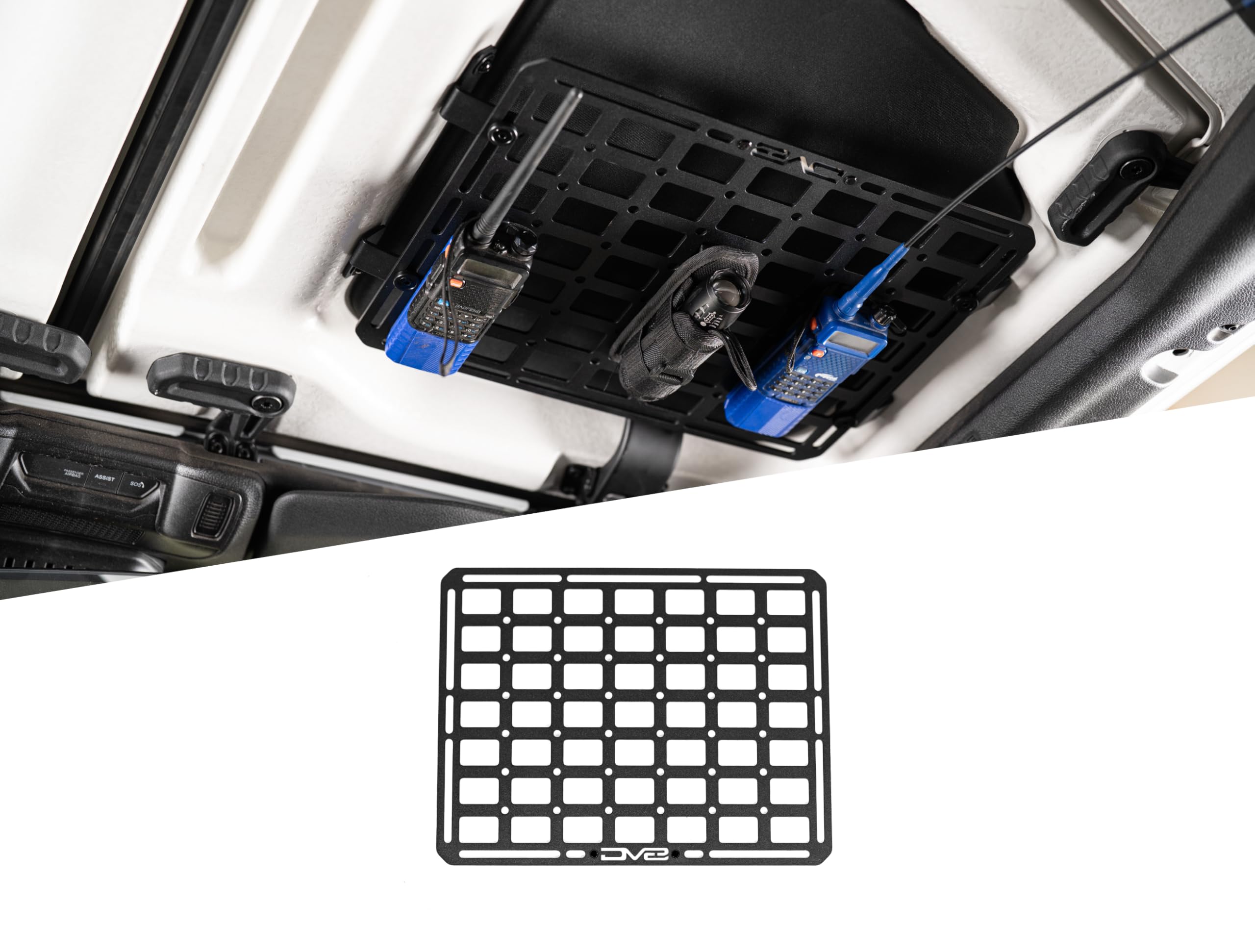 Universal Molle Panels DV8 Offroad | Can Be Mounted Almost Anywhere Including Vehicles, Garages, etc. | Available in 3 Sizes | Universal Mounting for Tools, Recovery Gear, & More (15" x 12")