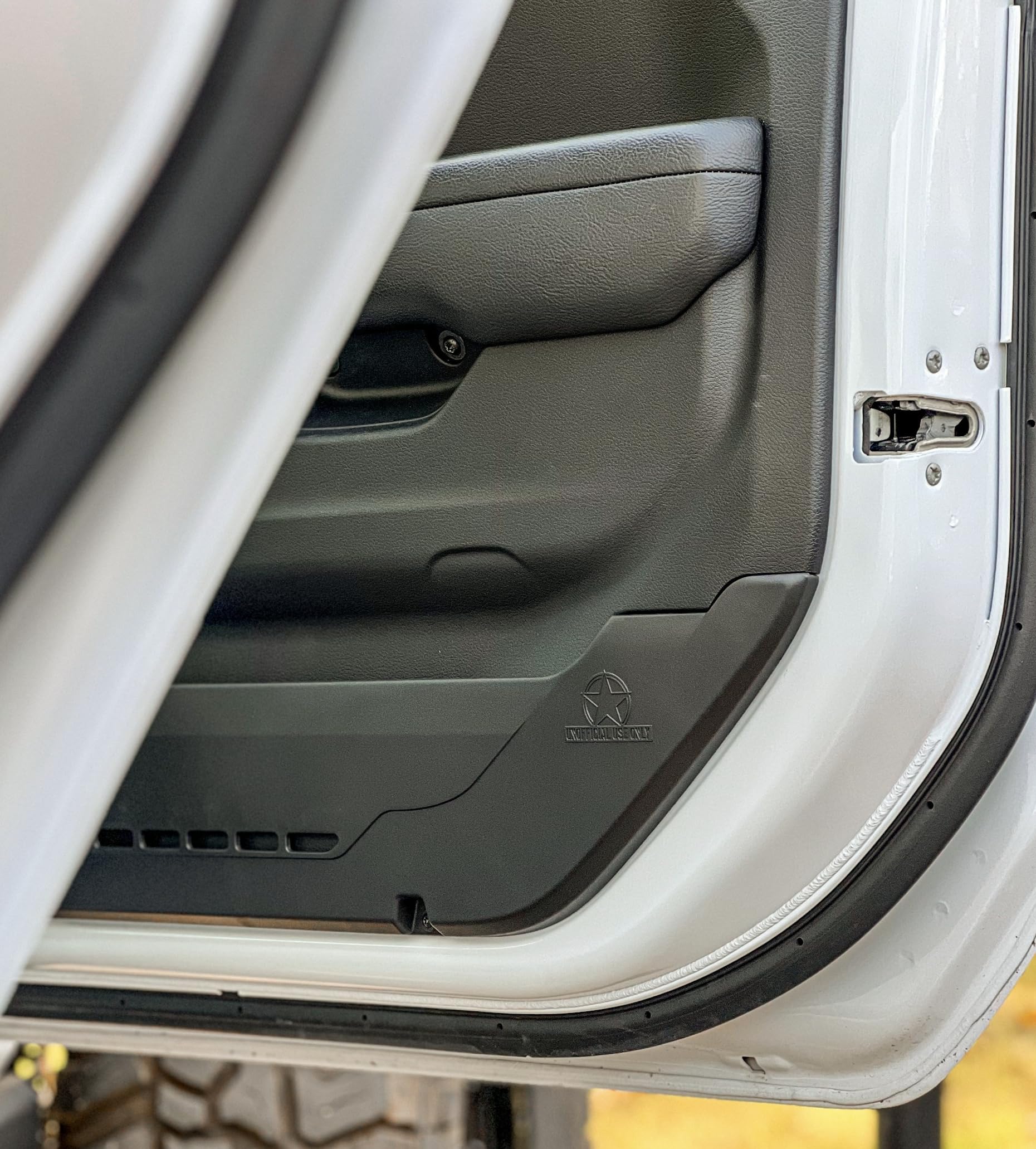 4-Door Pockets for Jeep Wrangler JL, JLU, JT Gladiator Unofficial USE ONLY™ | Saggy Net Replacement | Electric Seat Compatible | Designed and Made in USA