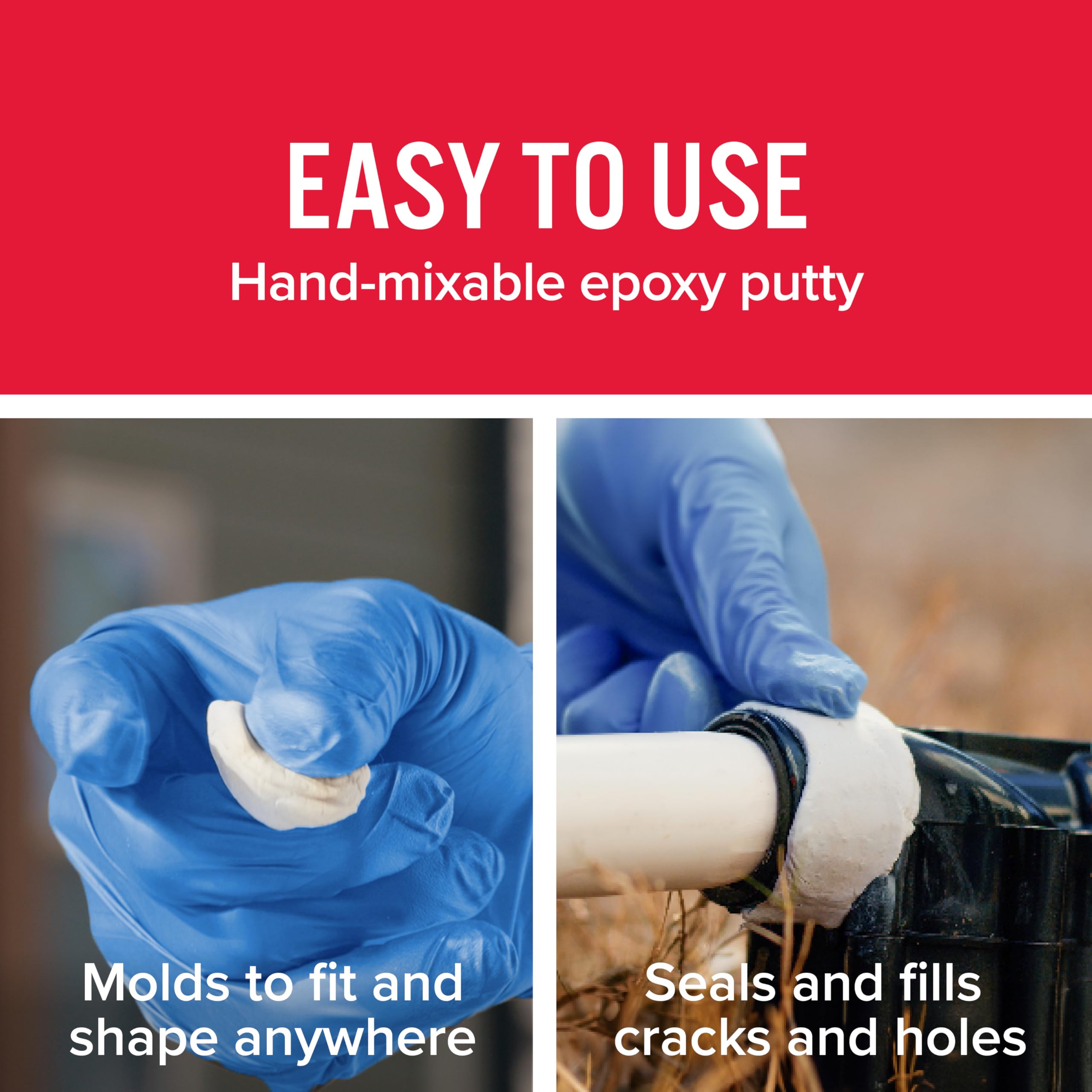 WaterWeld J-B Weld 8277 Epoxy Putty Stick - 2 oz., Off White