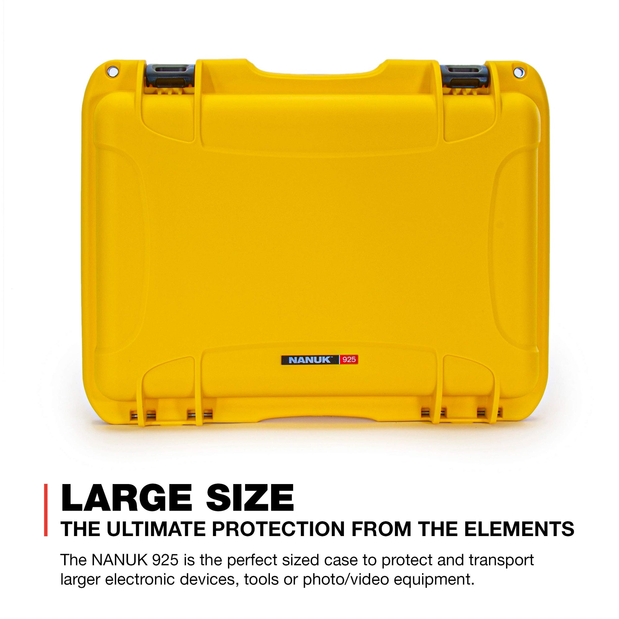 Waterproof Nanuk 925 Hard Case with Padded Dividers - Yellow