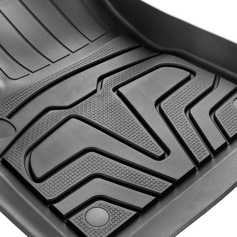 All-Weather TPE Rubber Floor Liners Mats Spec-D Tuning Compatible with 2017-2022 Tesla Model 3, 3PC
