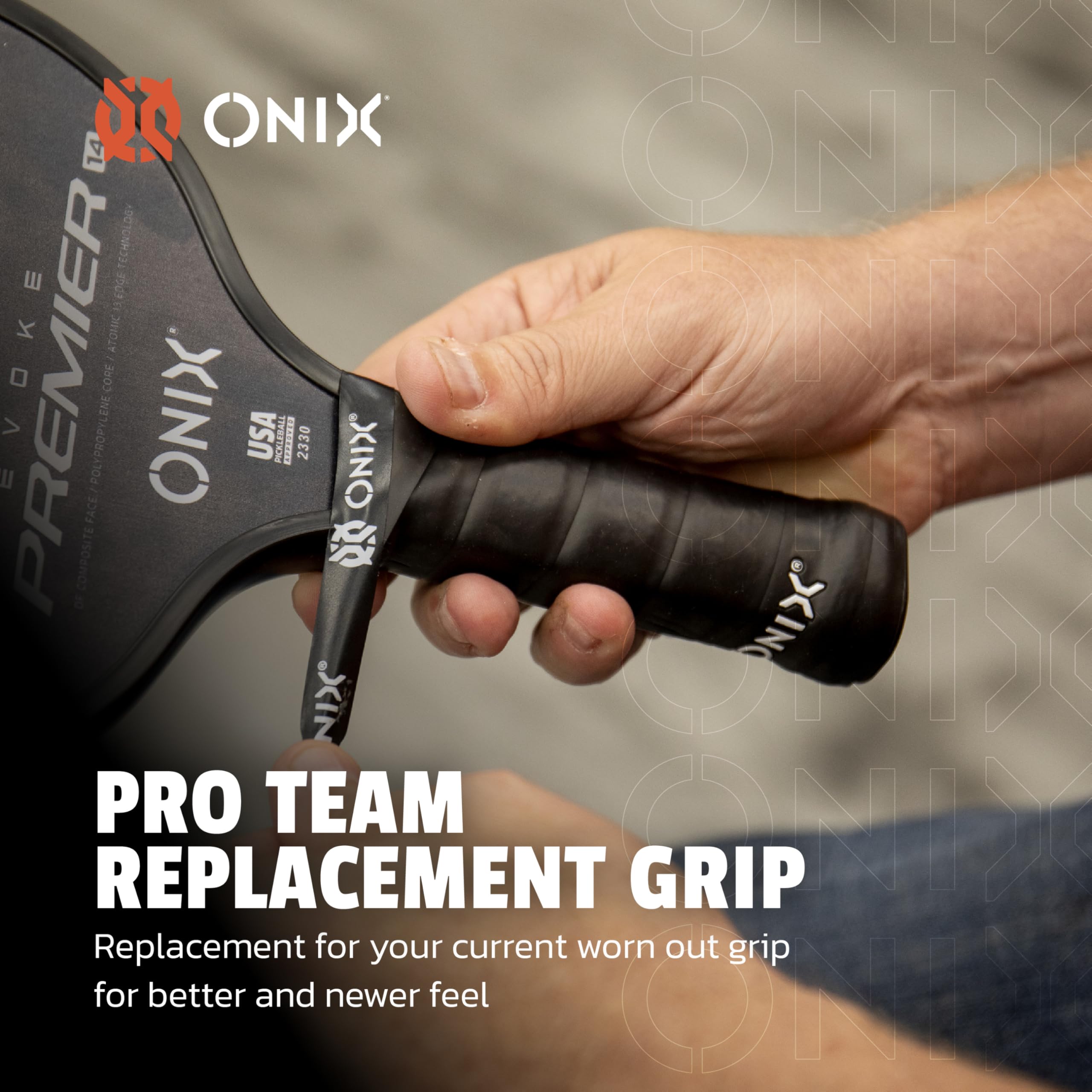 Black Onix Pickleball Pro Team Replacement Grip