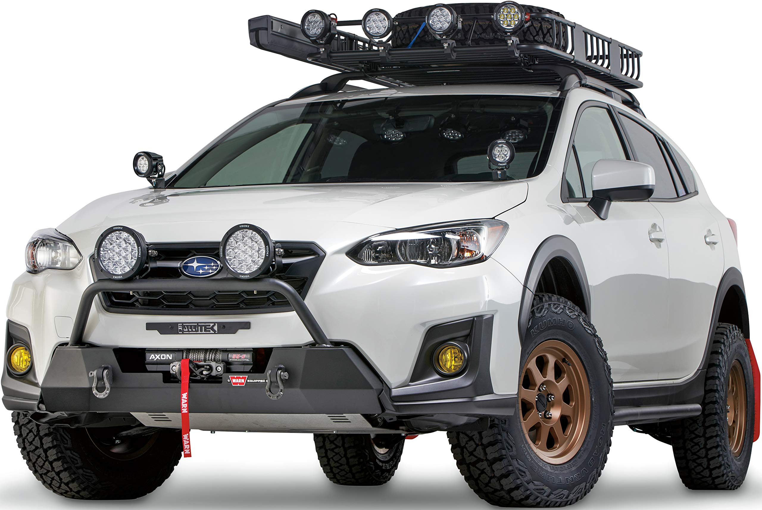 Semi-Hidden WARN 106221 Winch Mounting Kit, Fits: Subaru Crosstrek (2018-2020)
