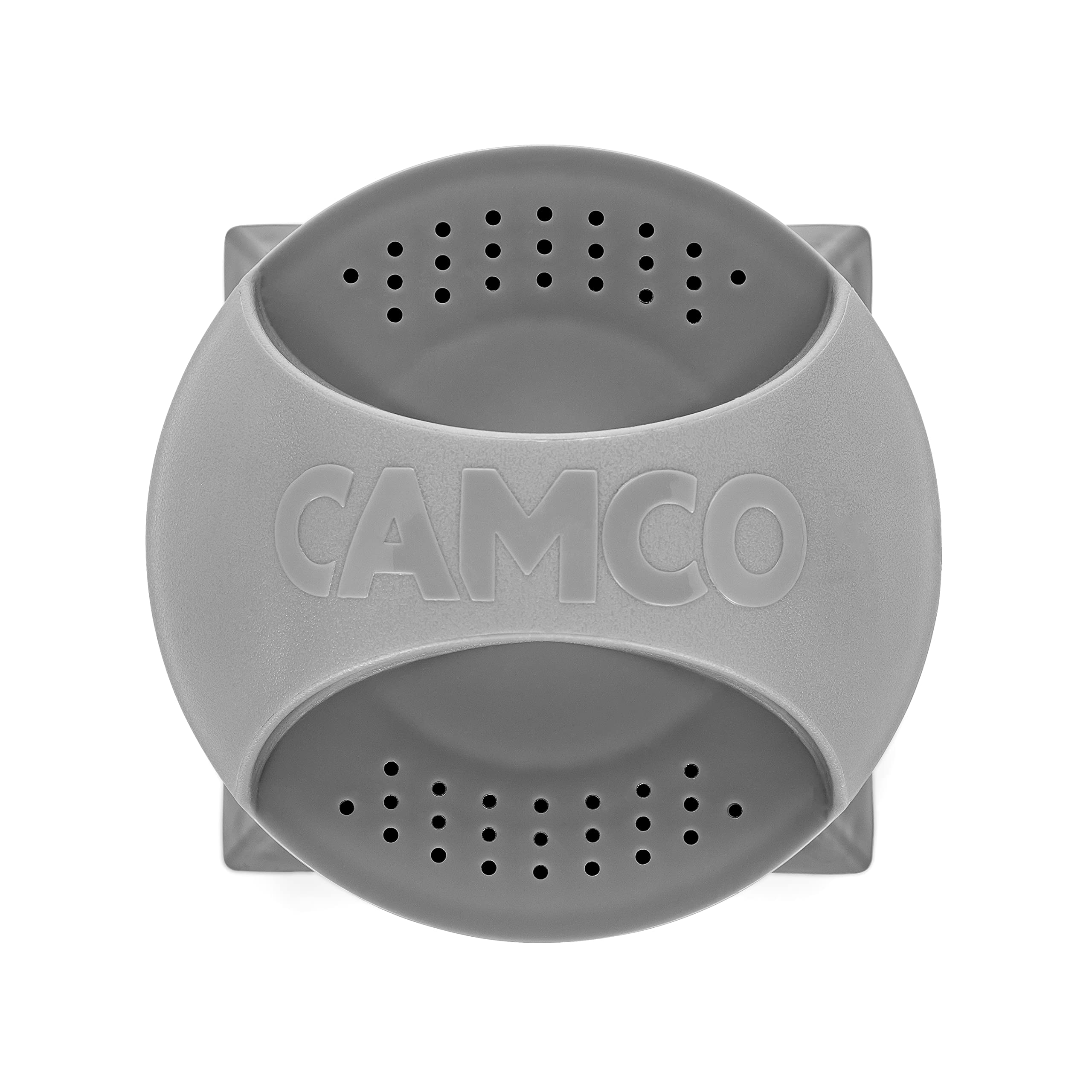 Camco RV Bumper Magnetic Cap | Allows for Convenient Storage of Your 4-in-1 Adapter During Travel | Features a Vented Cap for Air Flow While in Storage (40335), Gray