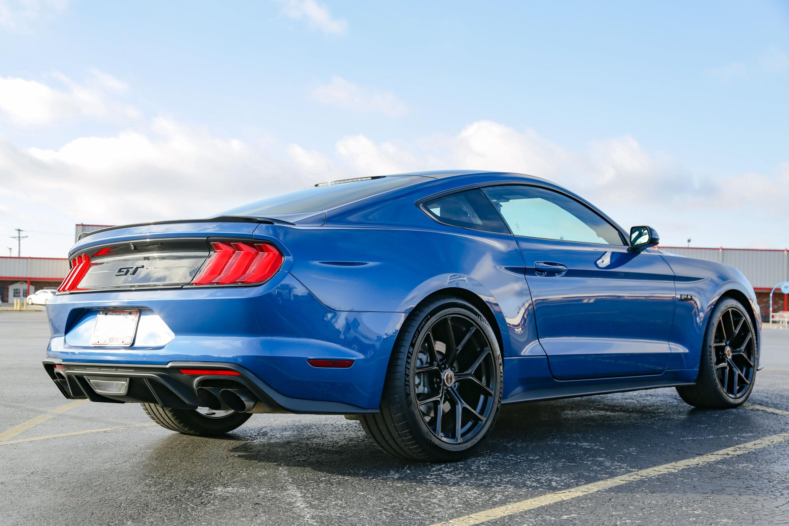 CS3-295430-B Carroll Shelby Wheels - 20 x 9.5 in. - 5 x 114.3-40mm Offset - Gloss Black