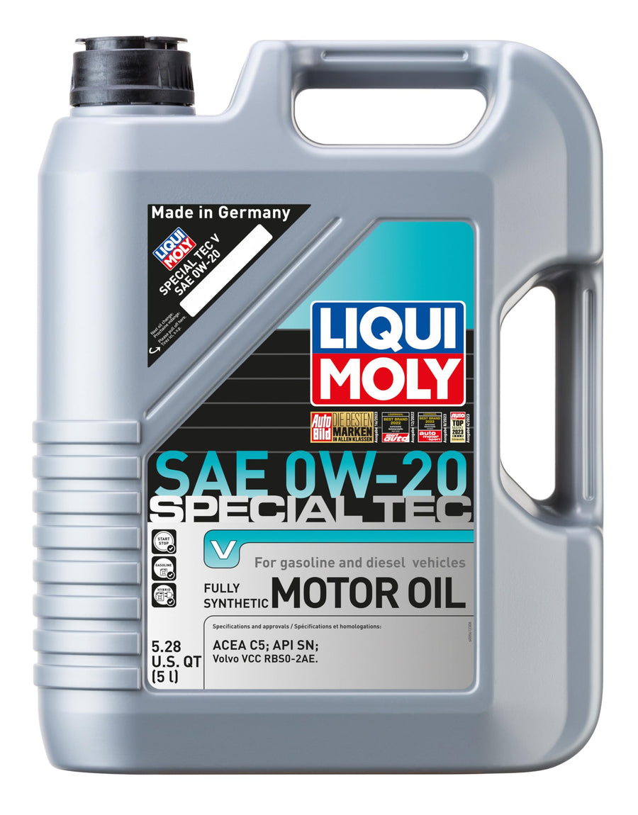 SAE 0W-20 LIQUI MOLY Special Tec V | 5 L | Fully synthetic engine oil | SKU: 20200