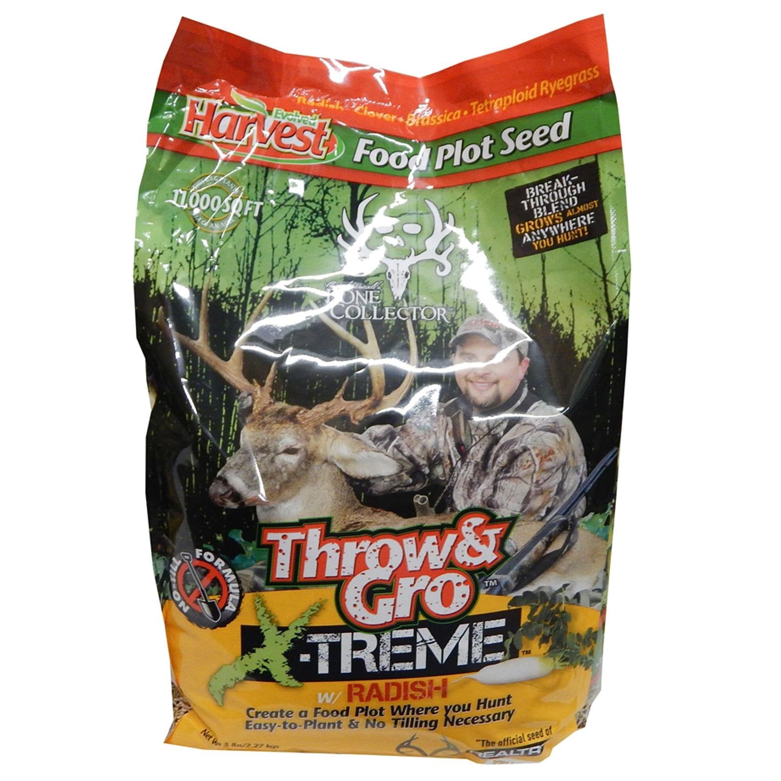 Throw & GRO X-treme Evolved Habitats w/Radish Forage for Deer 5 Lbs