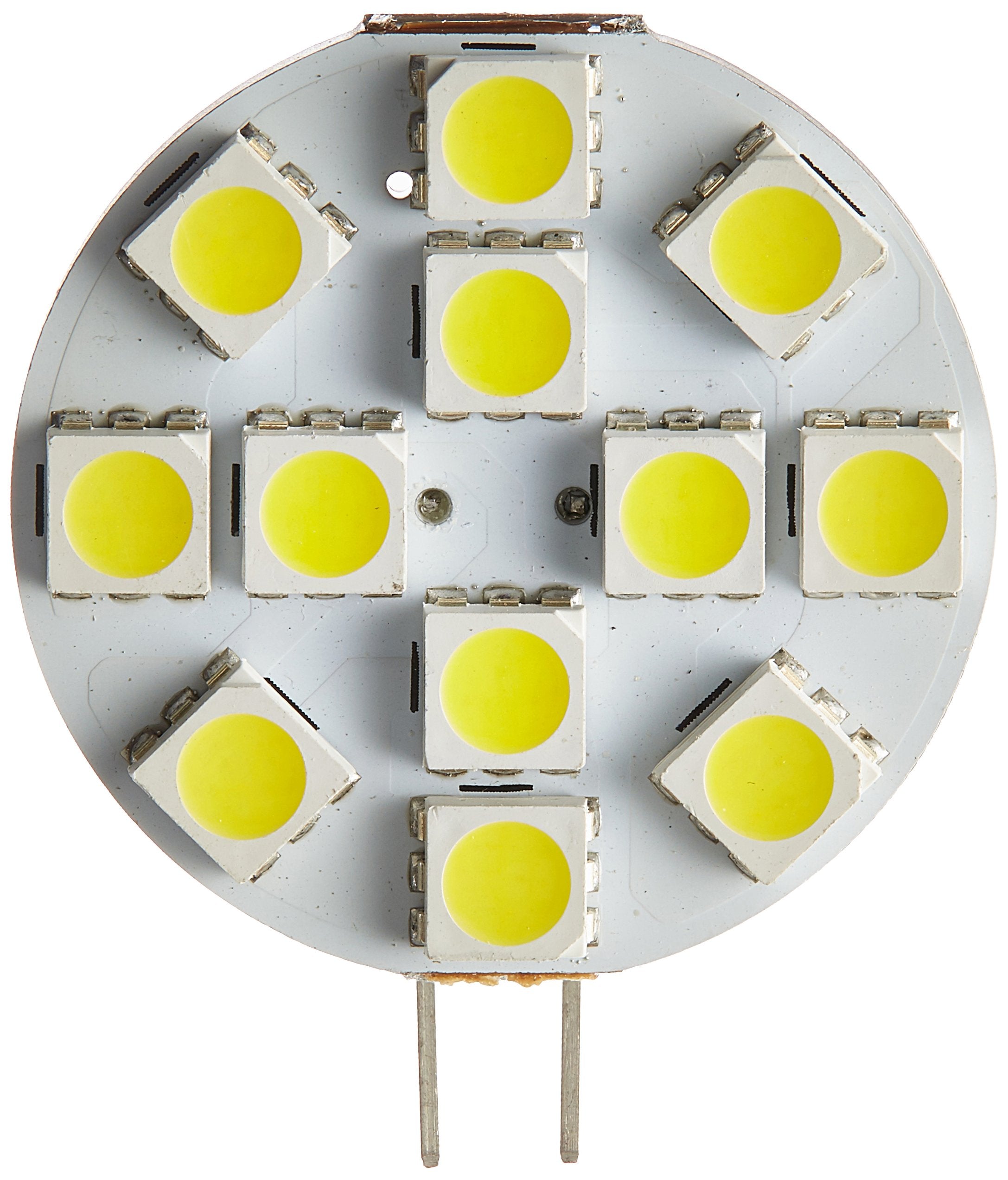 LED Green Value 15001V G4 Base w/L Shape Back Pins LED Replacement Bulb 150 LUM 8-30v Warm White (Natural White, G4 Base)