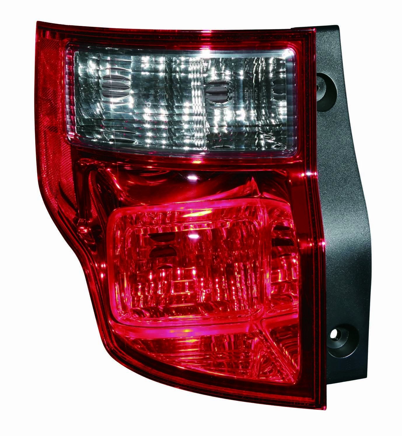 Honda Element DEPO 317-1990L-US1 Driver Side Tail Lamp Lens and Housing, Red