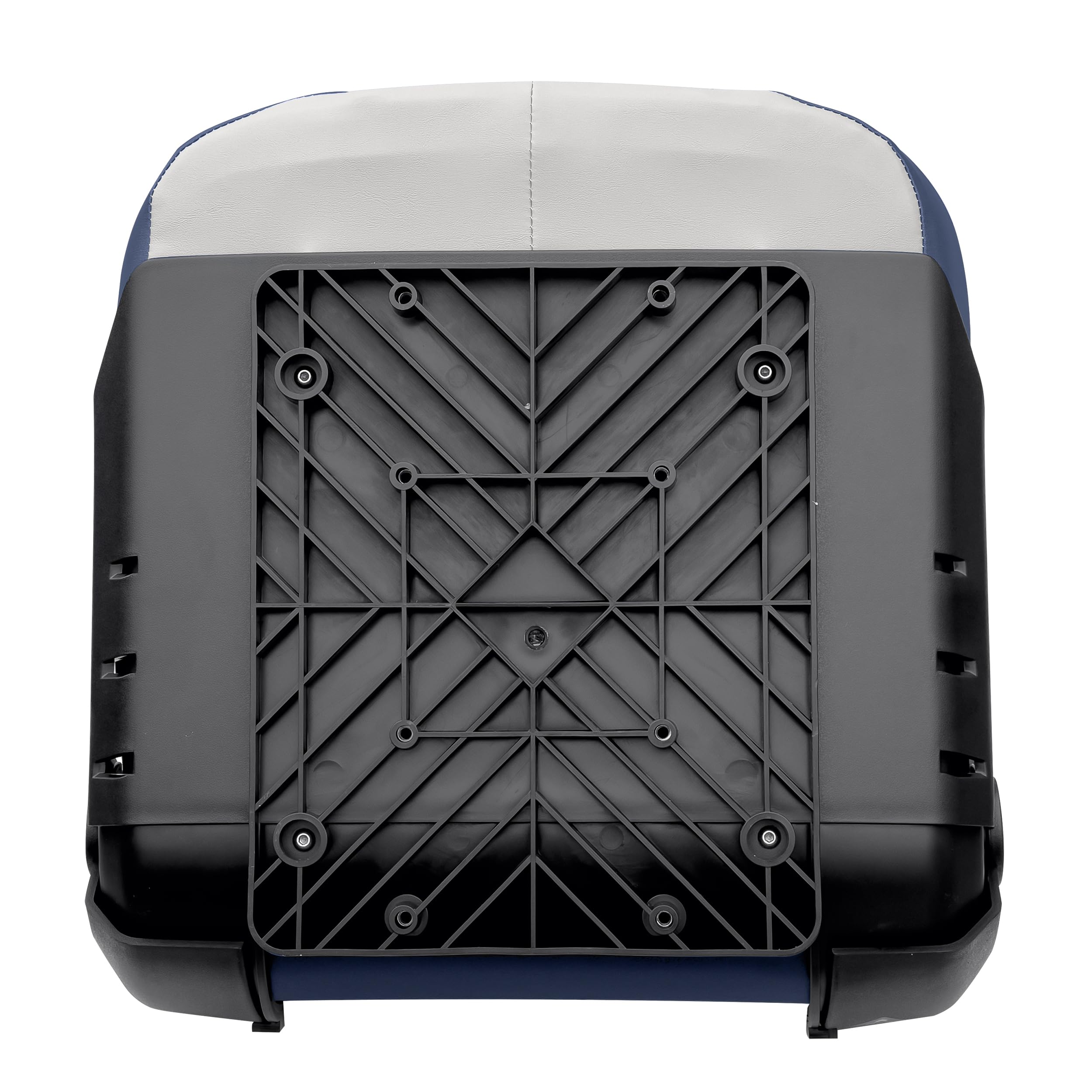 Wise Quantum Series 3340-1789 Fold Down Fishing Boat Seat, Mariner Blue/Charcoal/Marble Grey