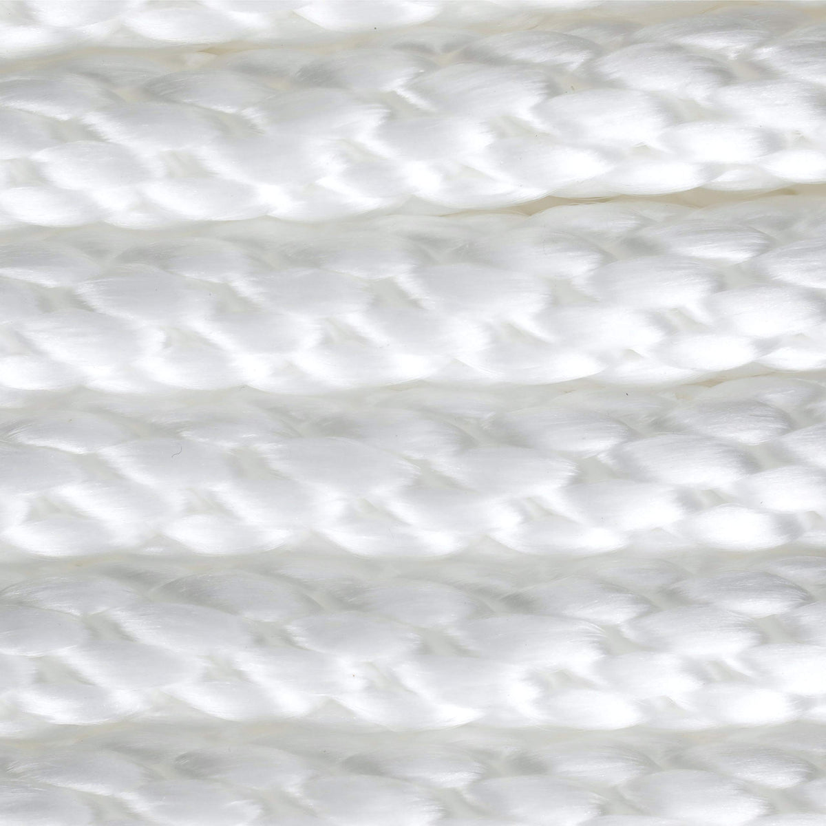Attwood Solid Braid 11724-1 Multifilament Polypropylene Anchor Line with Thimble 3/8-Inch x 100-Feet, White