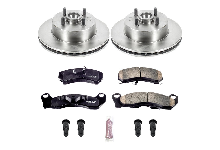 Power Stop Autospecialty KOE3021 Front Replacement Brake Kit-OE Brake Rotors & Ceramic Brake Pads