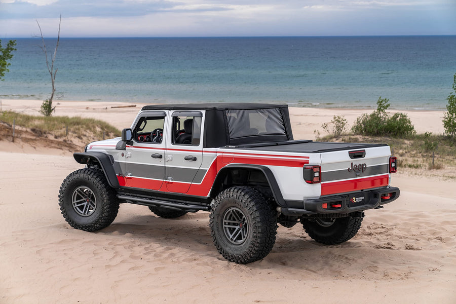 Voyager Soft Top Rugged Ridge for Jeep Gladiator JT | Tinted Windows | 13595.14 | Fits 2020-2025 Jeep Gladiator JT