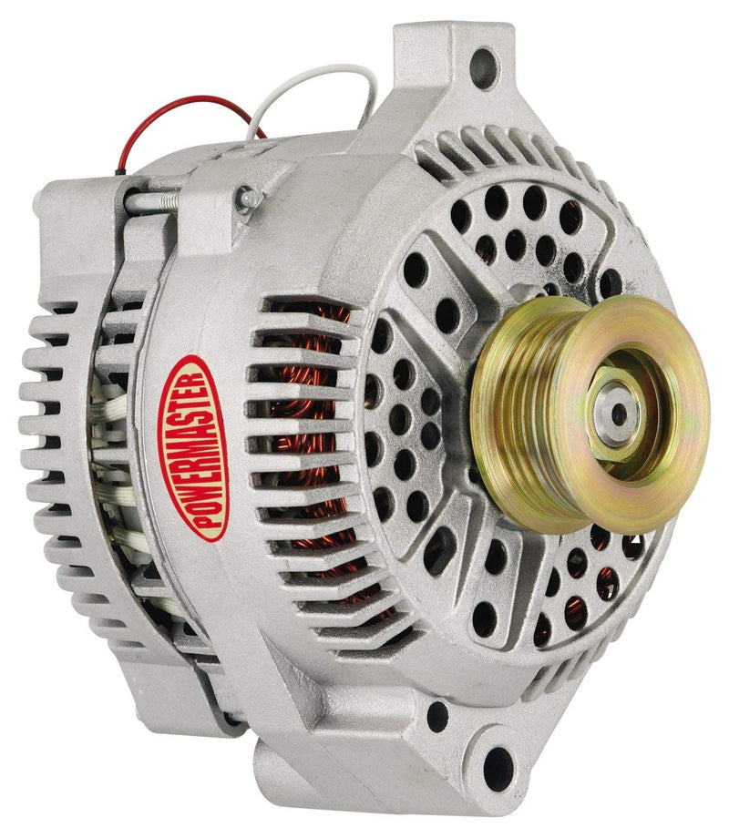 Alt Ford Powermaster 3G Natural 200A 6 grv Pulley Large Frame Str MTG Unthreaded MTG Ear 1-Wire