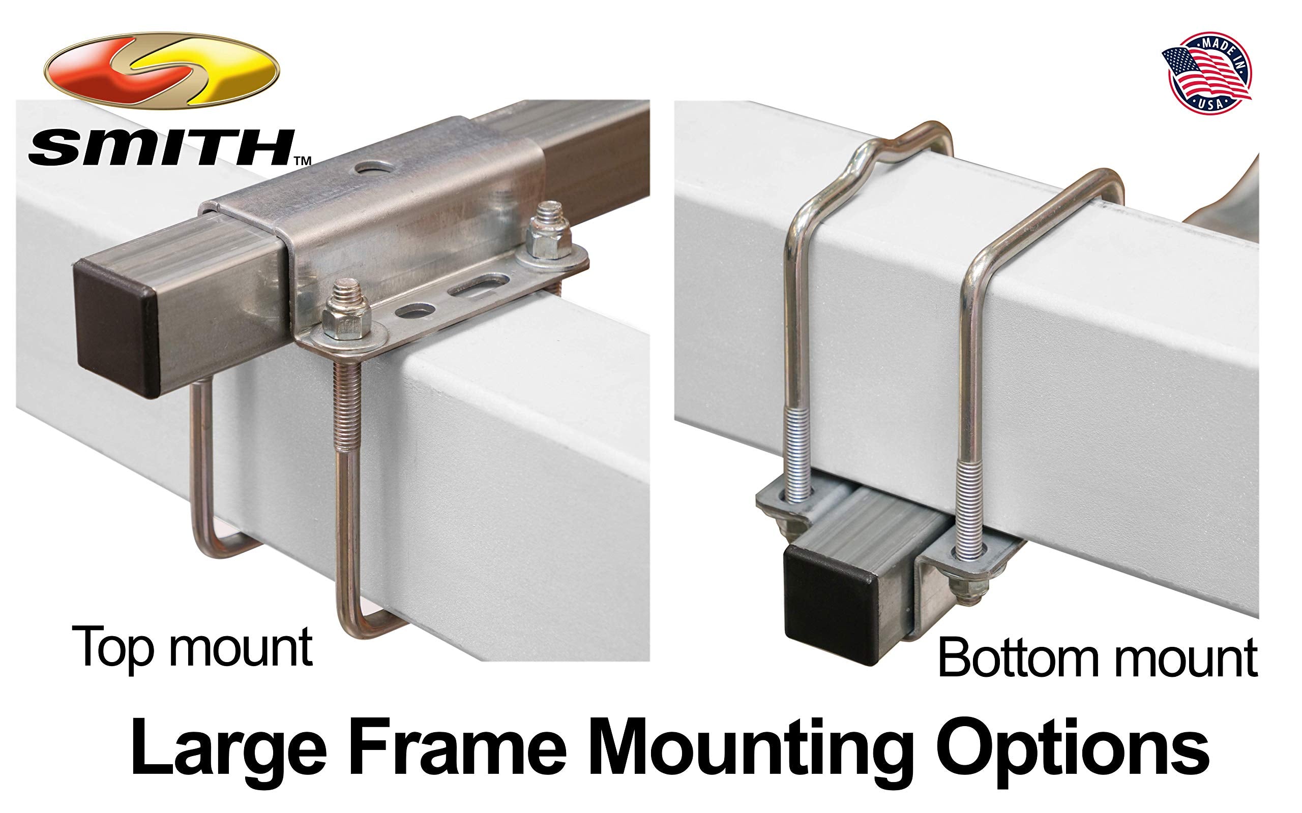 27610 CE Smith Roller Guide-On with End Caps - Sturdy Replacement Part for Boat Trailers - 9"