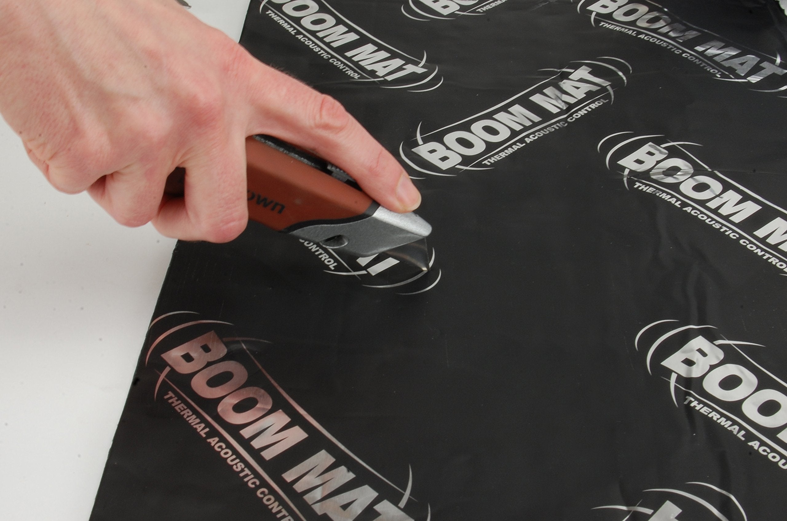 Boom Mat Design Engineering Sound Deadening Material with Adhesive Backing | 2mm 12.5" x 24" (Pack of 10)