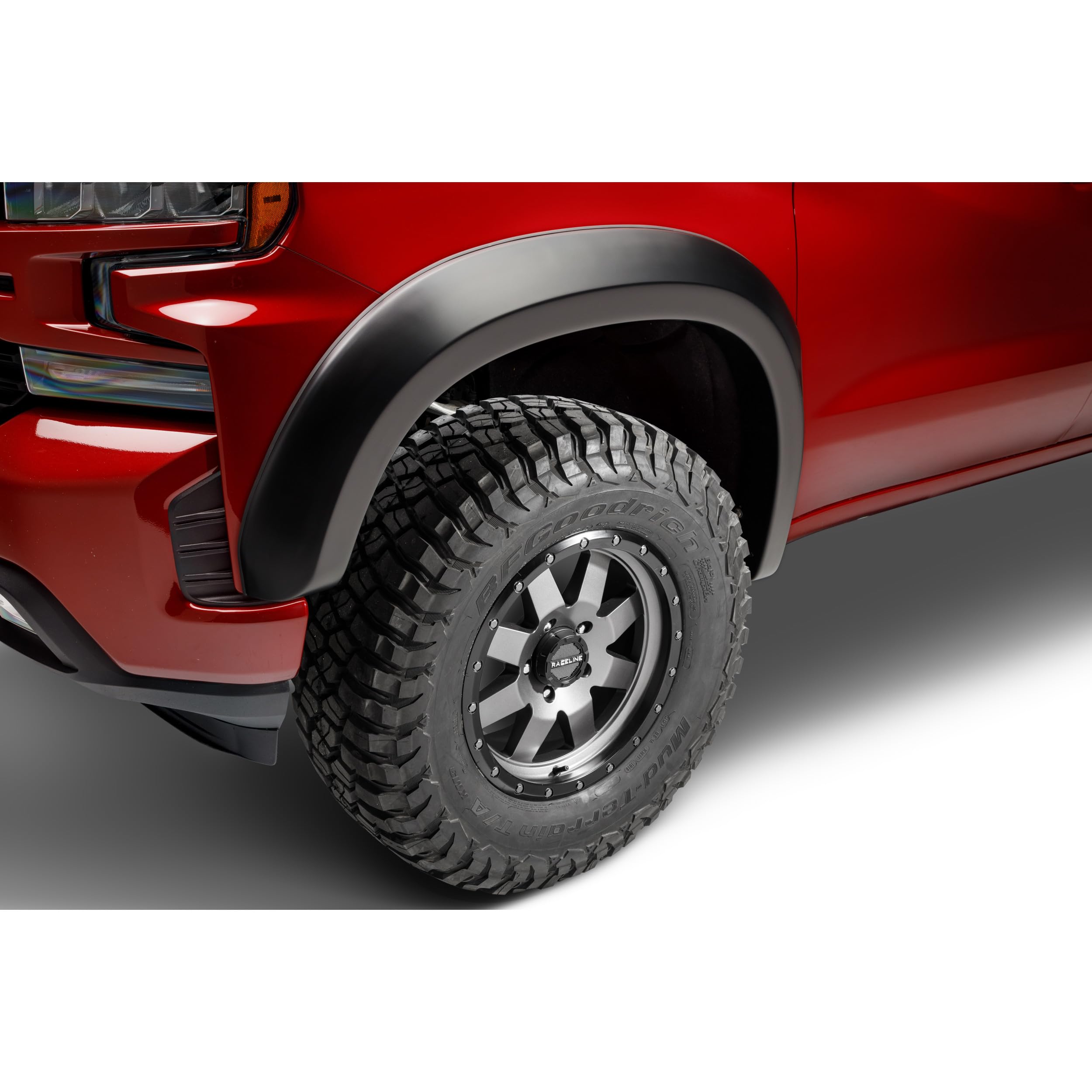 Husky Liners Extend-A-Fender Style Fender Flares | Fits 2014-2019 Chevrolet Silverado 1500, 6.6' Bed; 2015-2019 Silverado 2500 HD/3500 HD (2019 Classic Only) | Front & Rear, 4-pc Black - 2804964