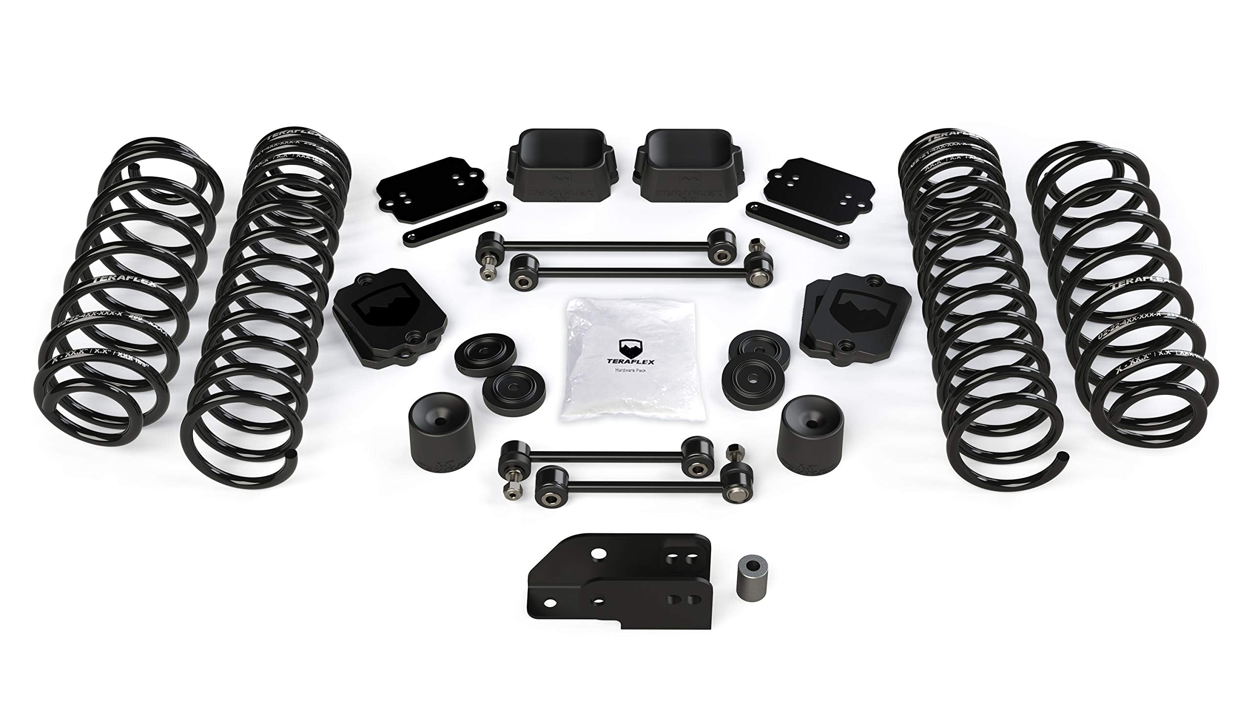 2-Door TeraFlex JL 2.5” Coil Spring Base Lift Kit - No Shocks or Shock Extensions