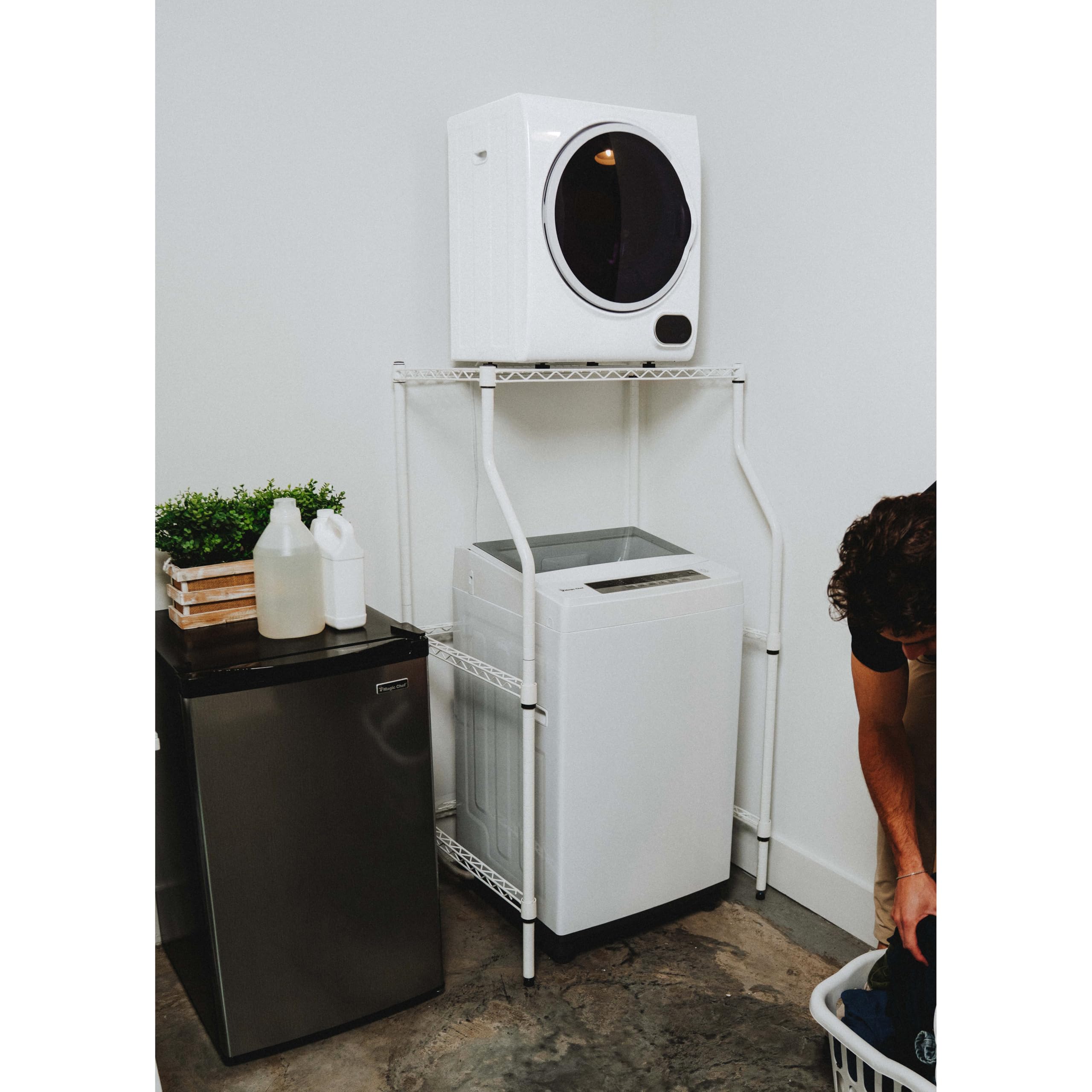 1.5 cu. ft. Electric Dryer Compact in White