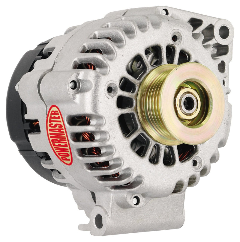 Alt GM CS130D Powermaster Natural 165A 6 grv Pulley Side MTG PLFS VR