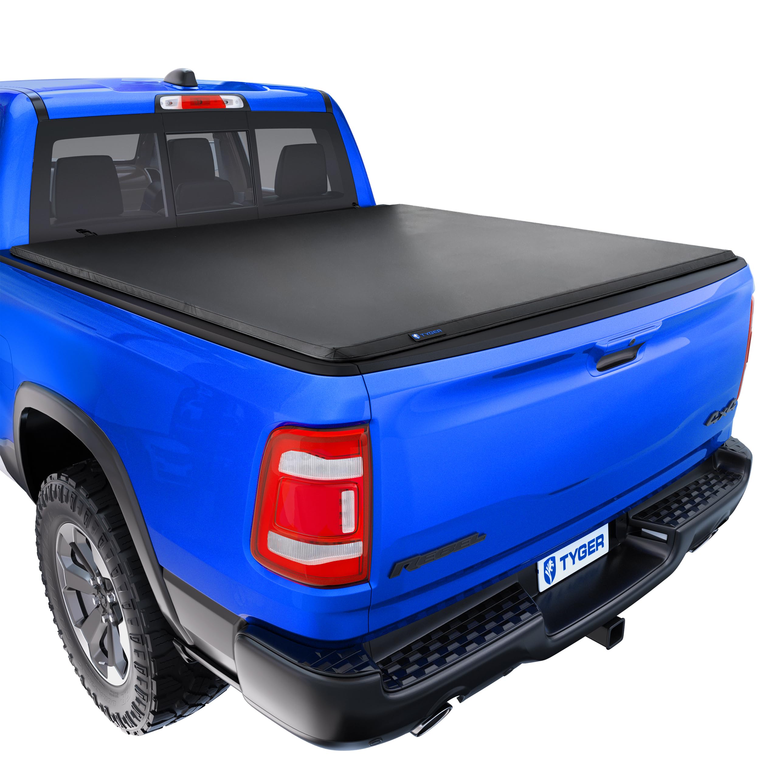Tyger Auto T3 Soft Tri-fold Tonneau Cover Truck Bed Compatible with 2019-2026 Ram 1500 (Not Fit 19-24 Classic) | 5'7" (67") Bed | TG-BC3D1044