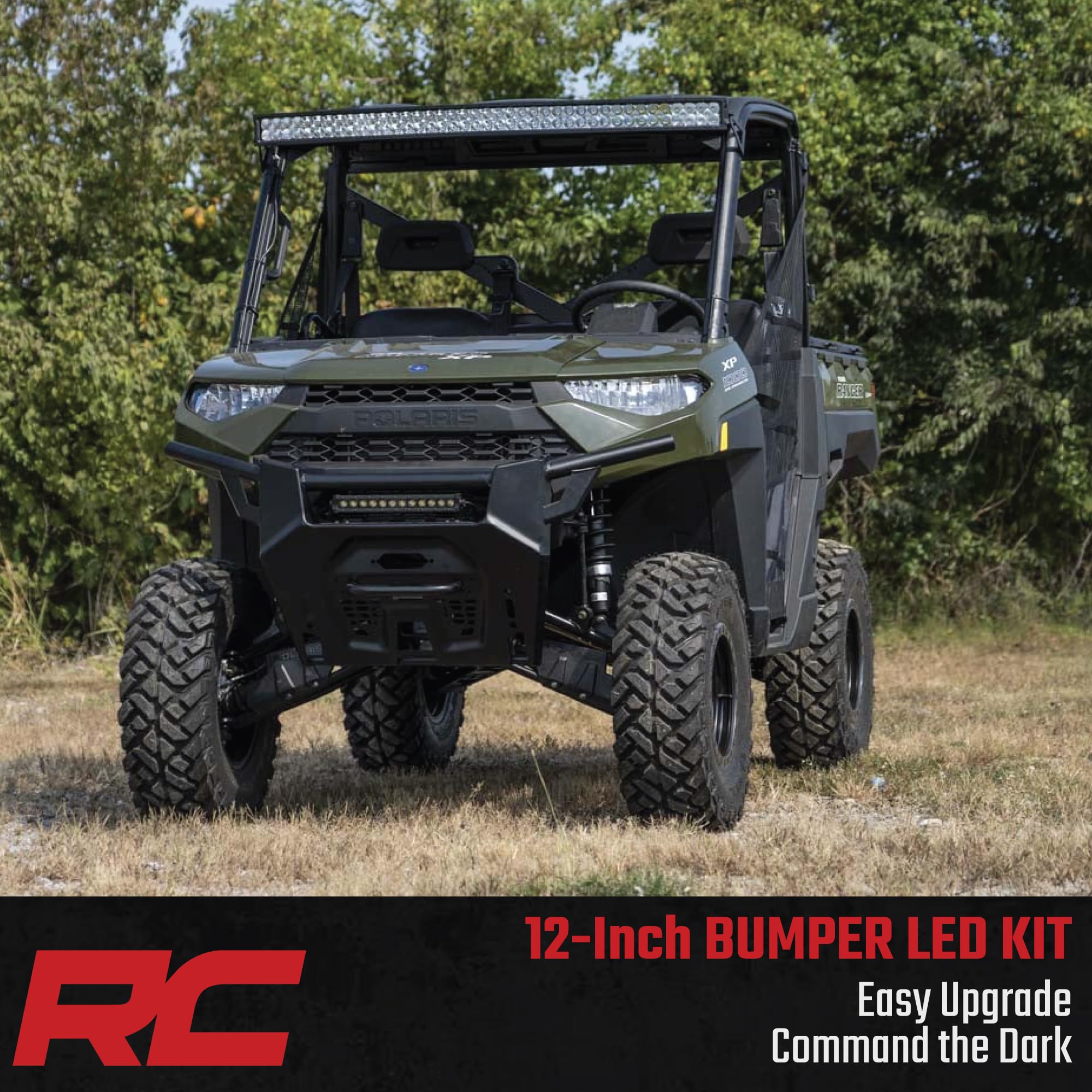 12" Rough Country LED DRL Bumper Kit for Polaris Ranger - 93027