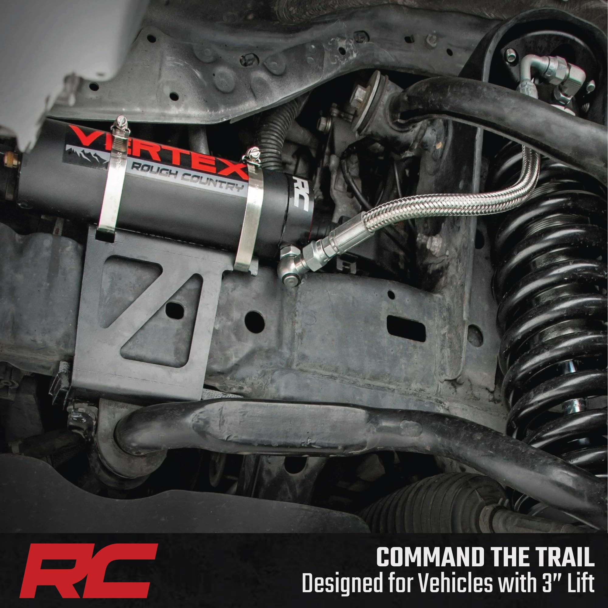 3" Rough Country Adjustable Vertex Coilovers for 05-23 Toyota Tacoma - 689010