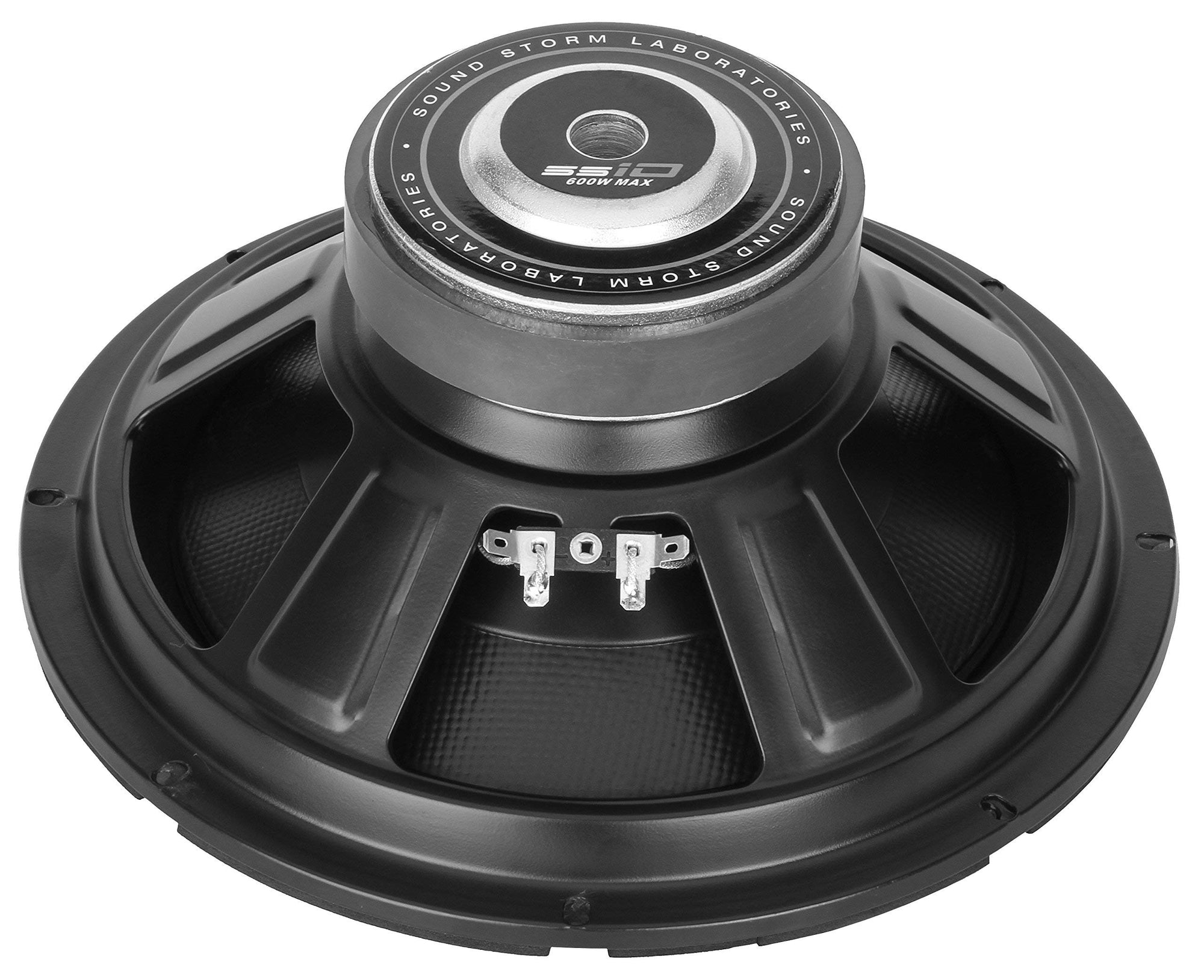 SS10 Sound Storm Laboratories SS Series 10 Inch Car Audio Subwoofer - 600 Watts Max, Single 4 Ohm Voice Coil, Sold Individually, Hook Up to Amp