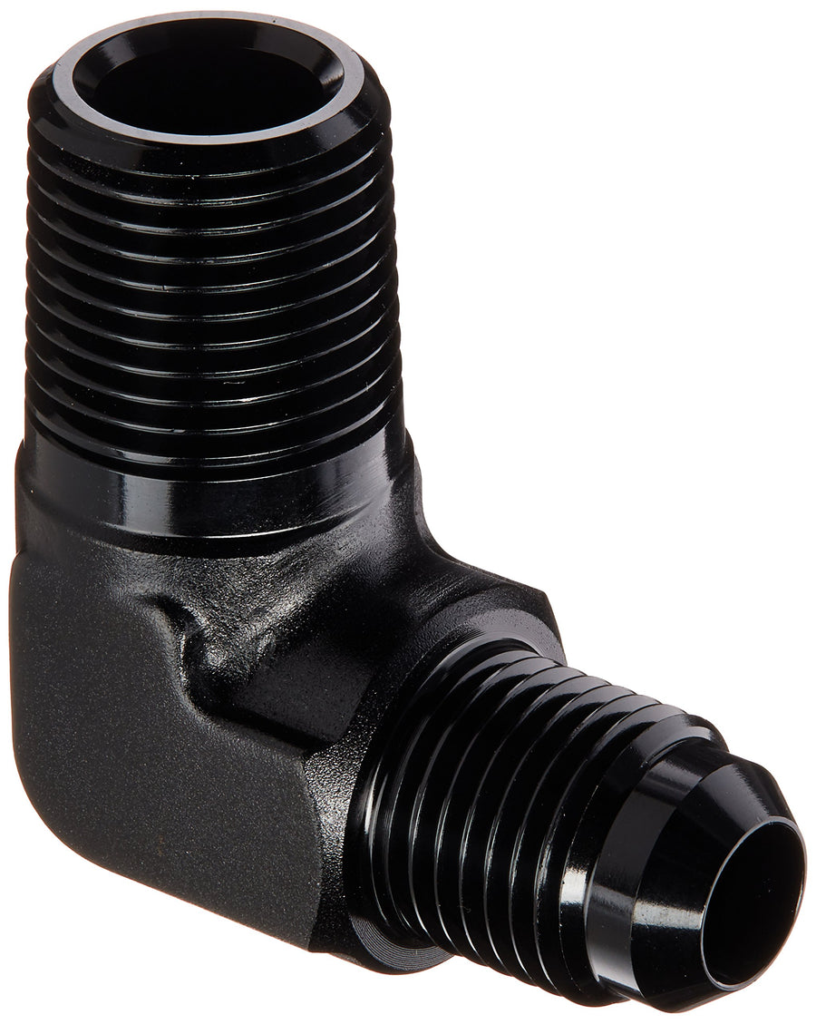 90 Degree Vibrant Performance Adapter Fitting -6 AN to 3/8in NTP