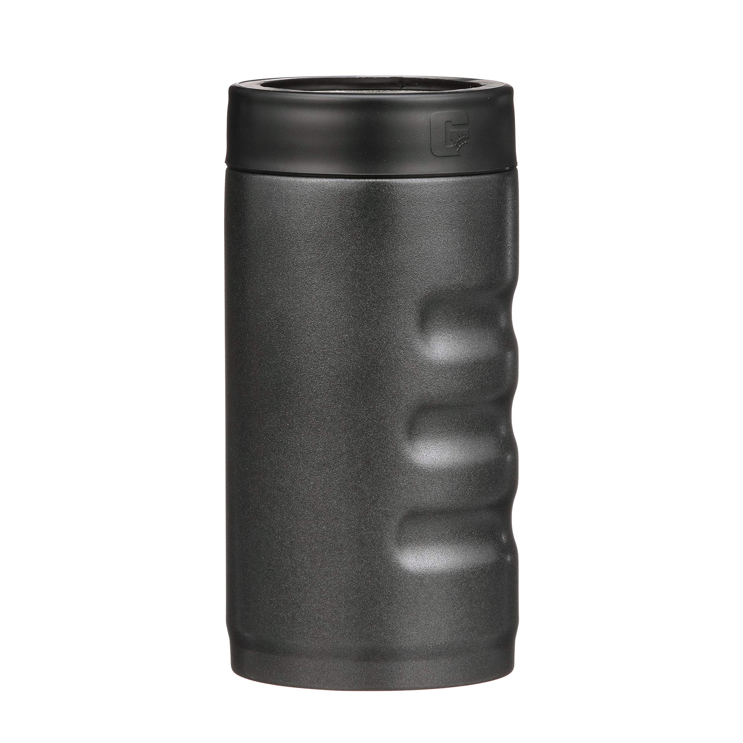 16 oz Grizzly Grip Pounder | Stainless Steel Vacuum Insulated Can Cooler | For 16 oz Tallboy Beer and Energy Drinks Reusable Durable | Charcoal