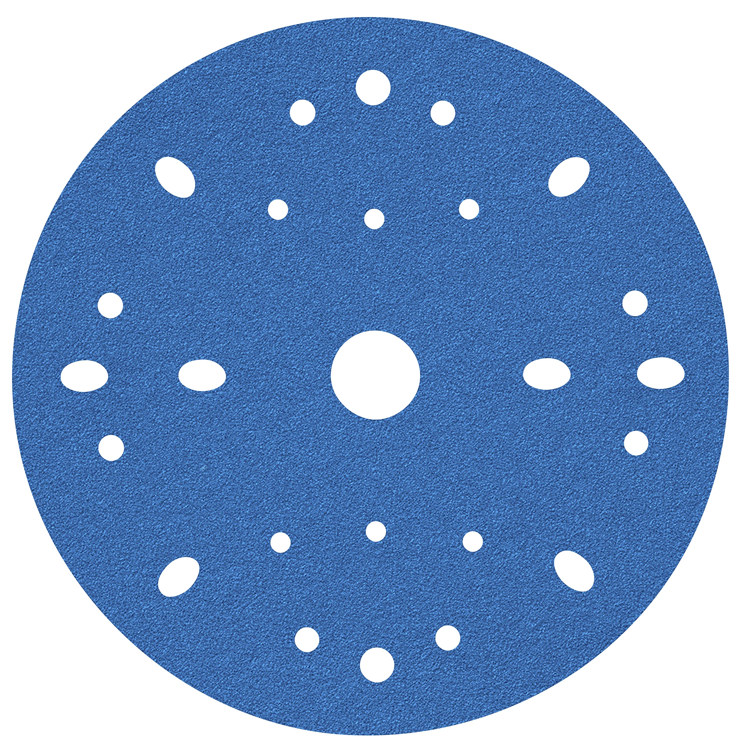 3M Hookit AMAPR Blue Abrasive Disc Multi-Hole, 36170, 6 in, 40 Grade, 50 Discs per Carton