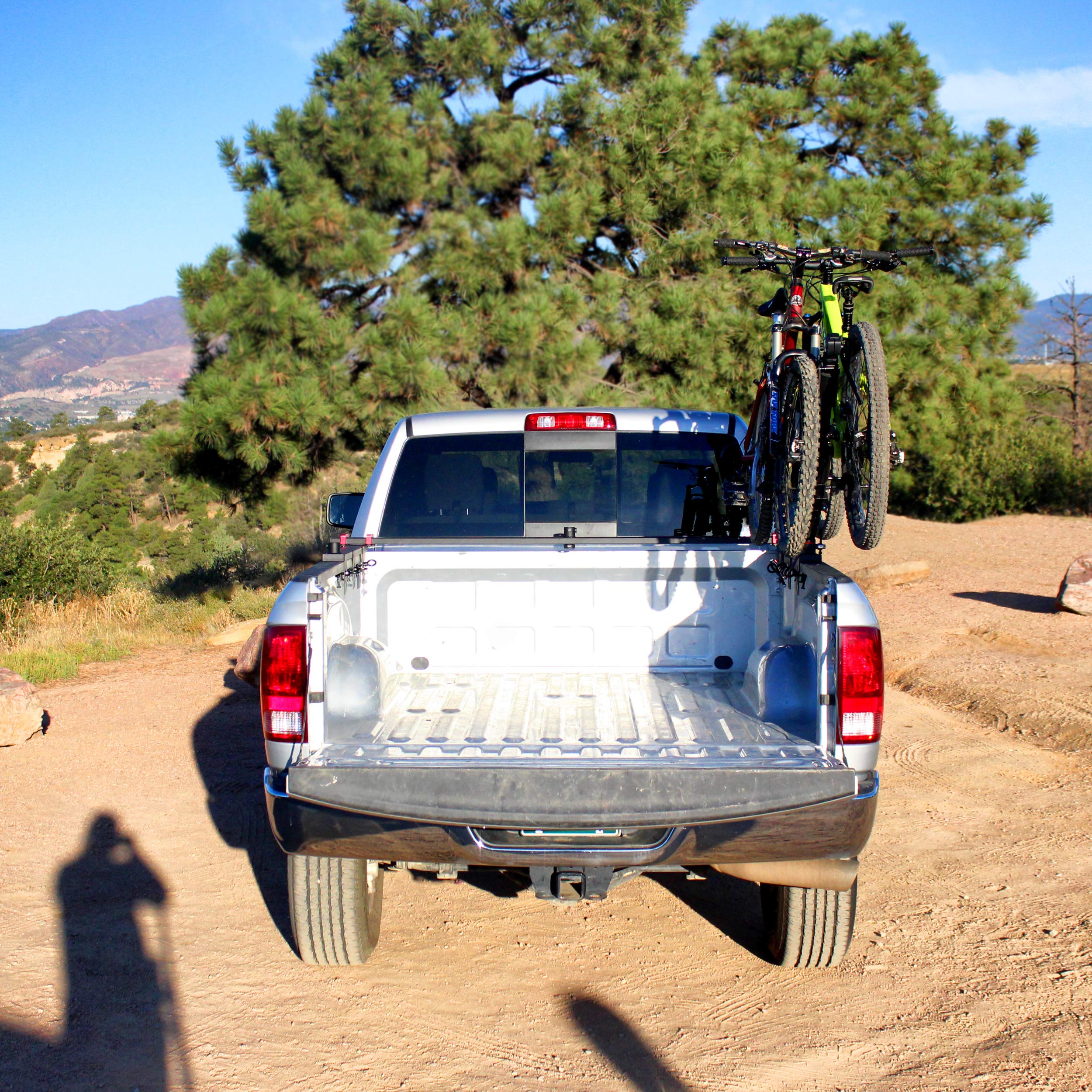 Let's Go Aero V-Rack Three-Quarter Nelson, 2-Bike Carrier Truck Bed Mount (Expandable to 6 Bike)