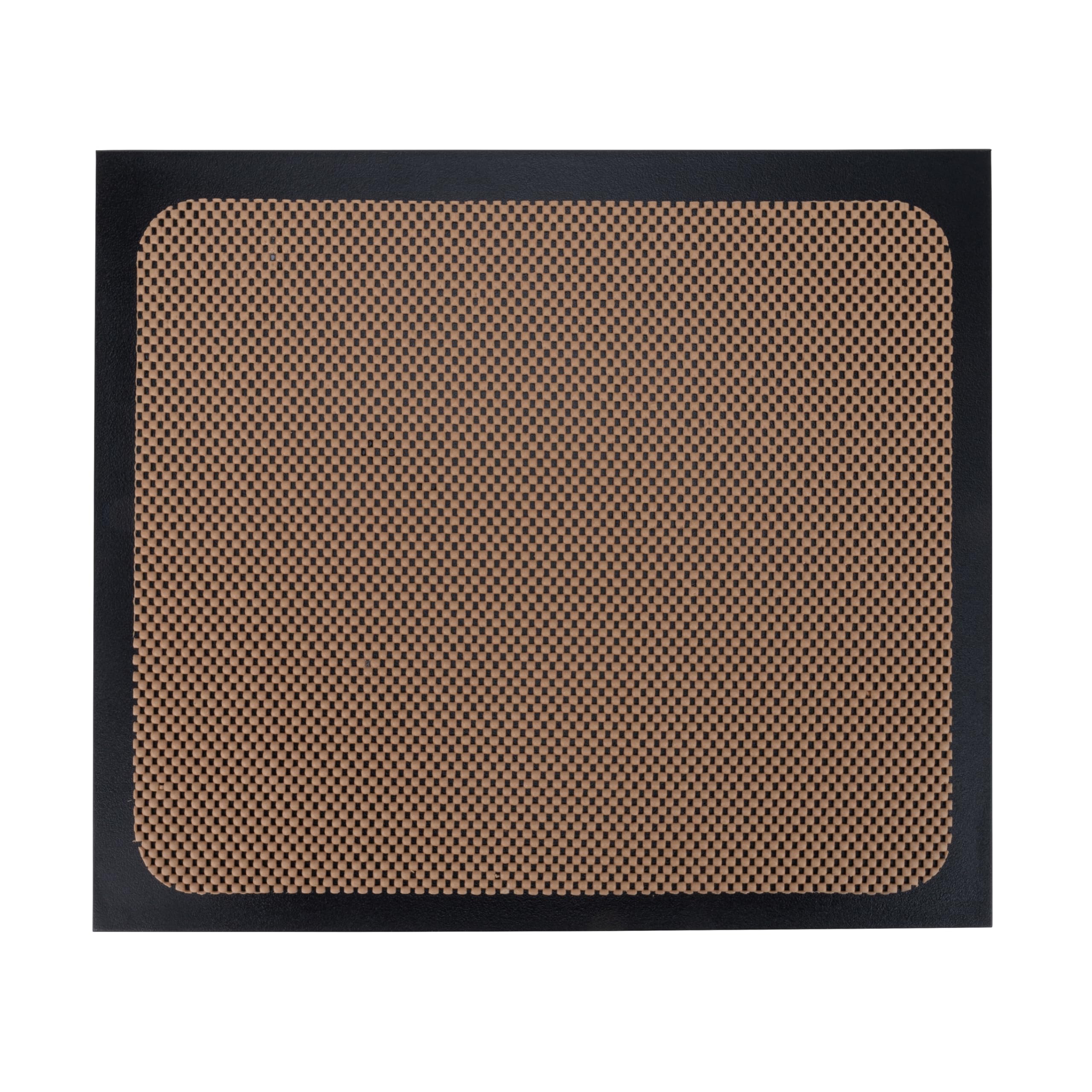 Camco RV Stove Topper & Cutting Board Decor Mate – Black, Non-Skid, Durable Polyethylene – Adds Counter Space & Eliminates Rattling – 17" x 19.5" x 0.5" (43704)