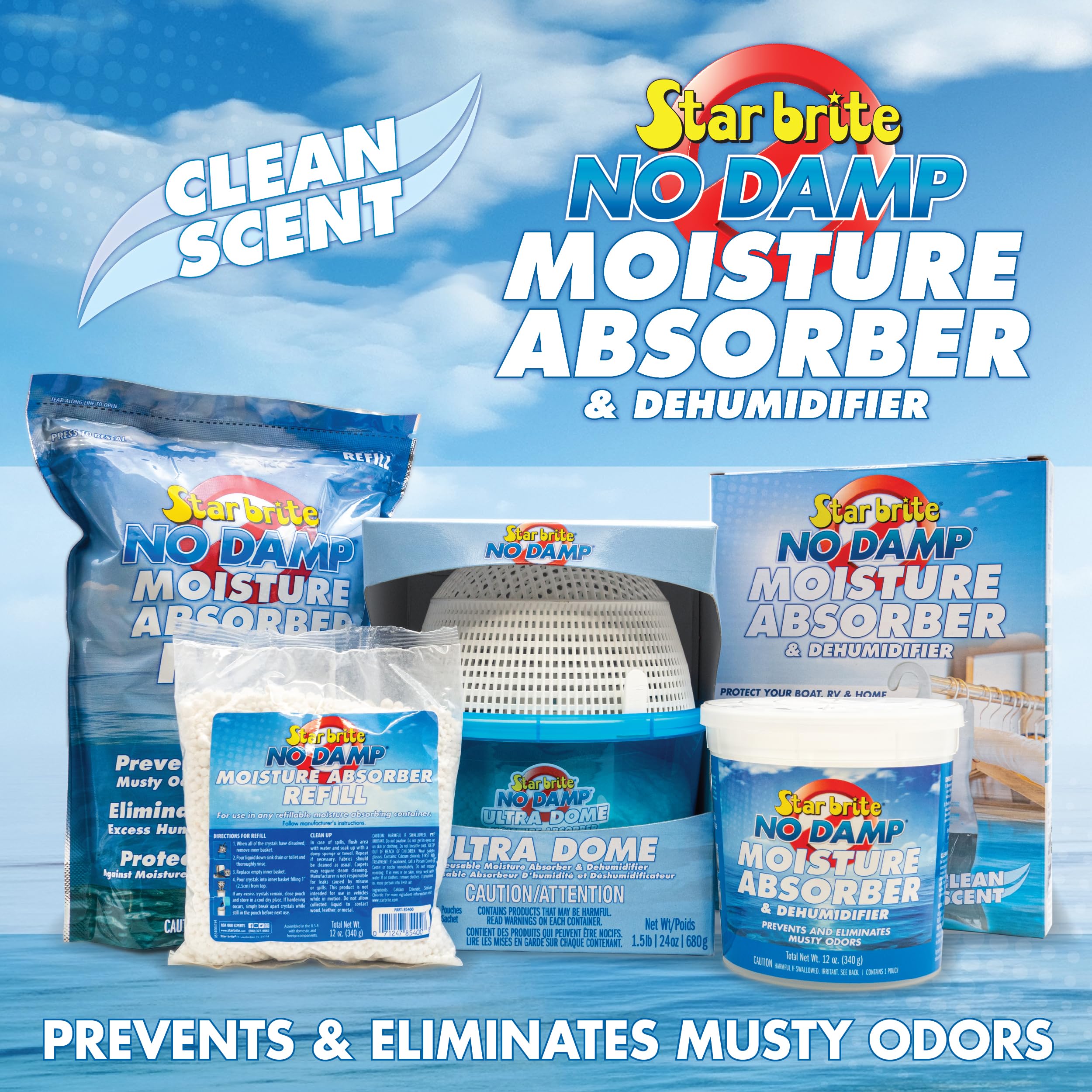 Refill STAR BRITE No Damp Dehumidifier 12 OZ. (085400)