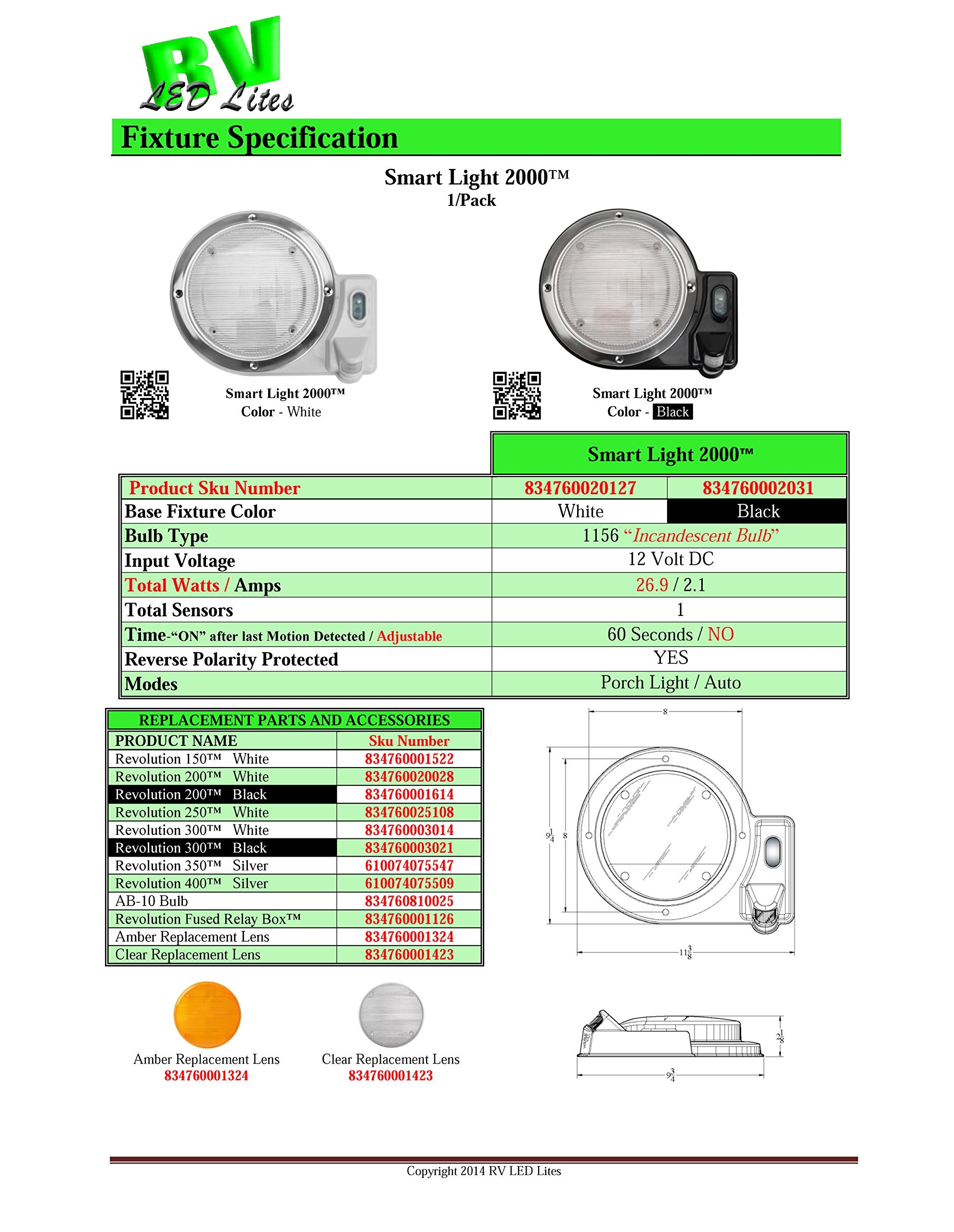 Motion Light AP Products 016SL2000