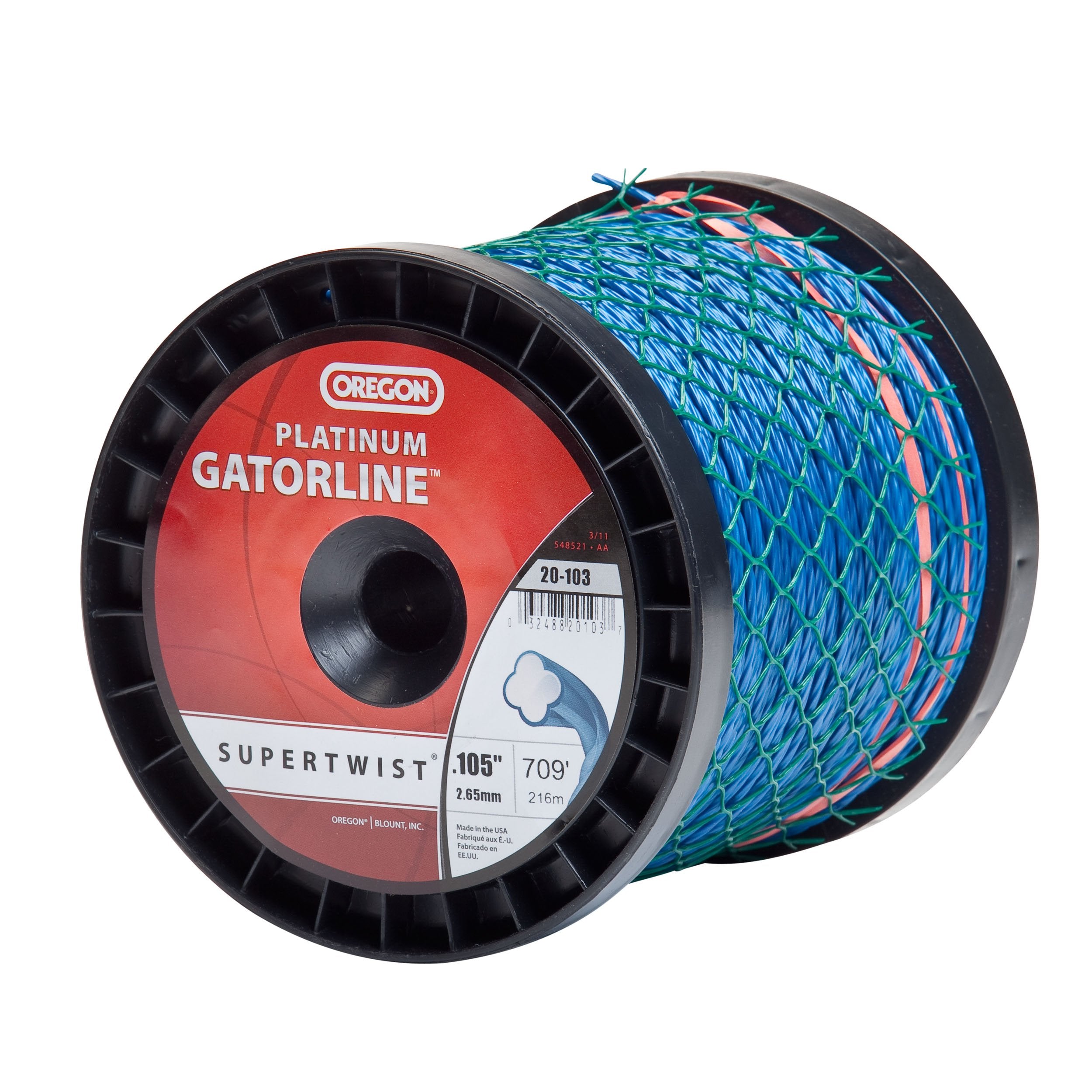 Oregon Platinum Gatorline 20-103 3-Pound Donut String Trimmer Line 0.105-Inch Gauge