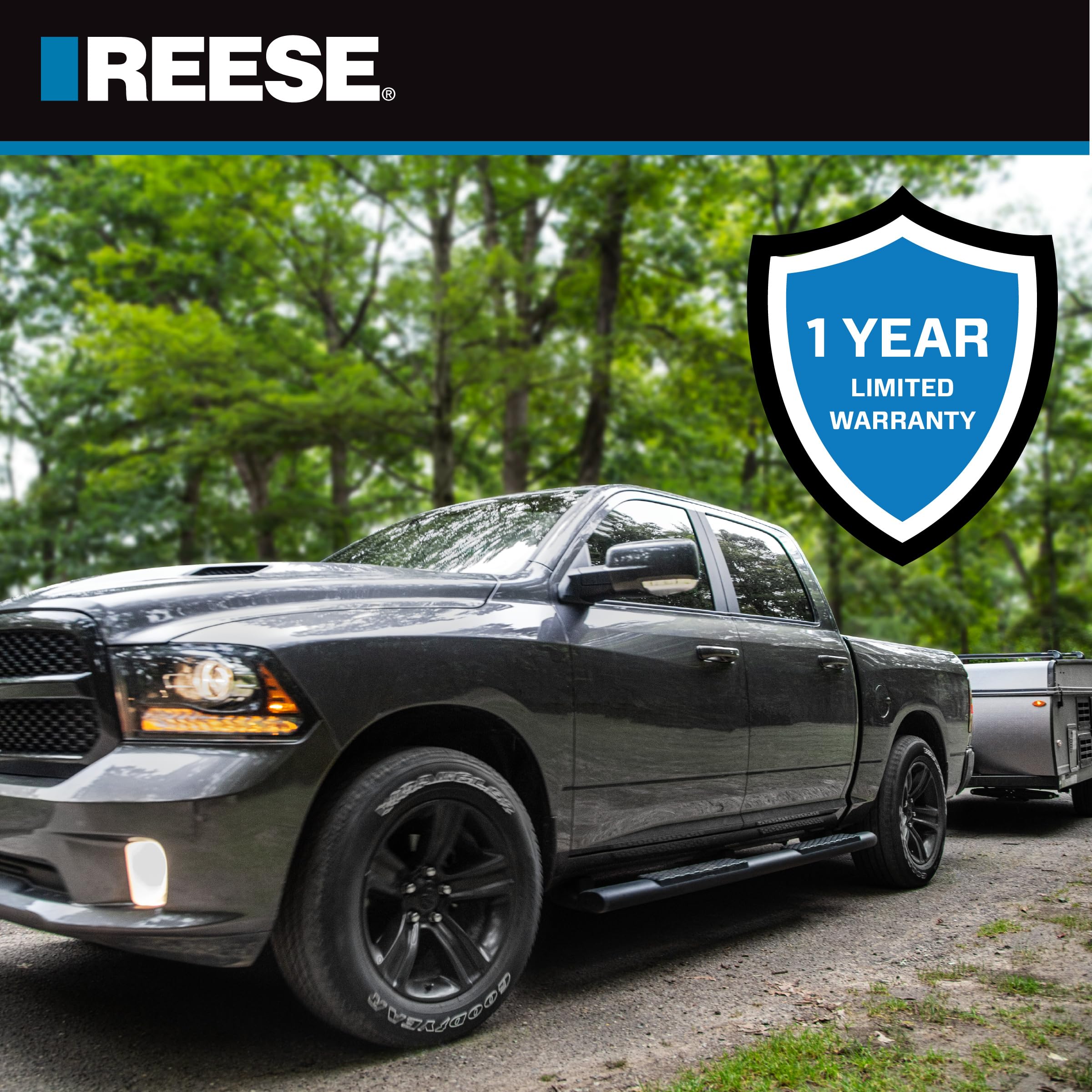 Pro Series REESE 1400950376 Weld On Trailer Jack, 12,000 lbs. Capacity, Sidewind Crank, No Mount Square Jack Tube, 12-1/2 Inch Travel