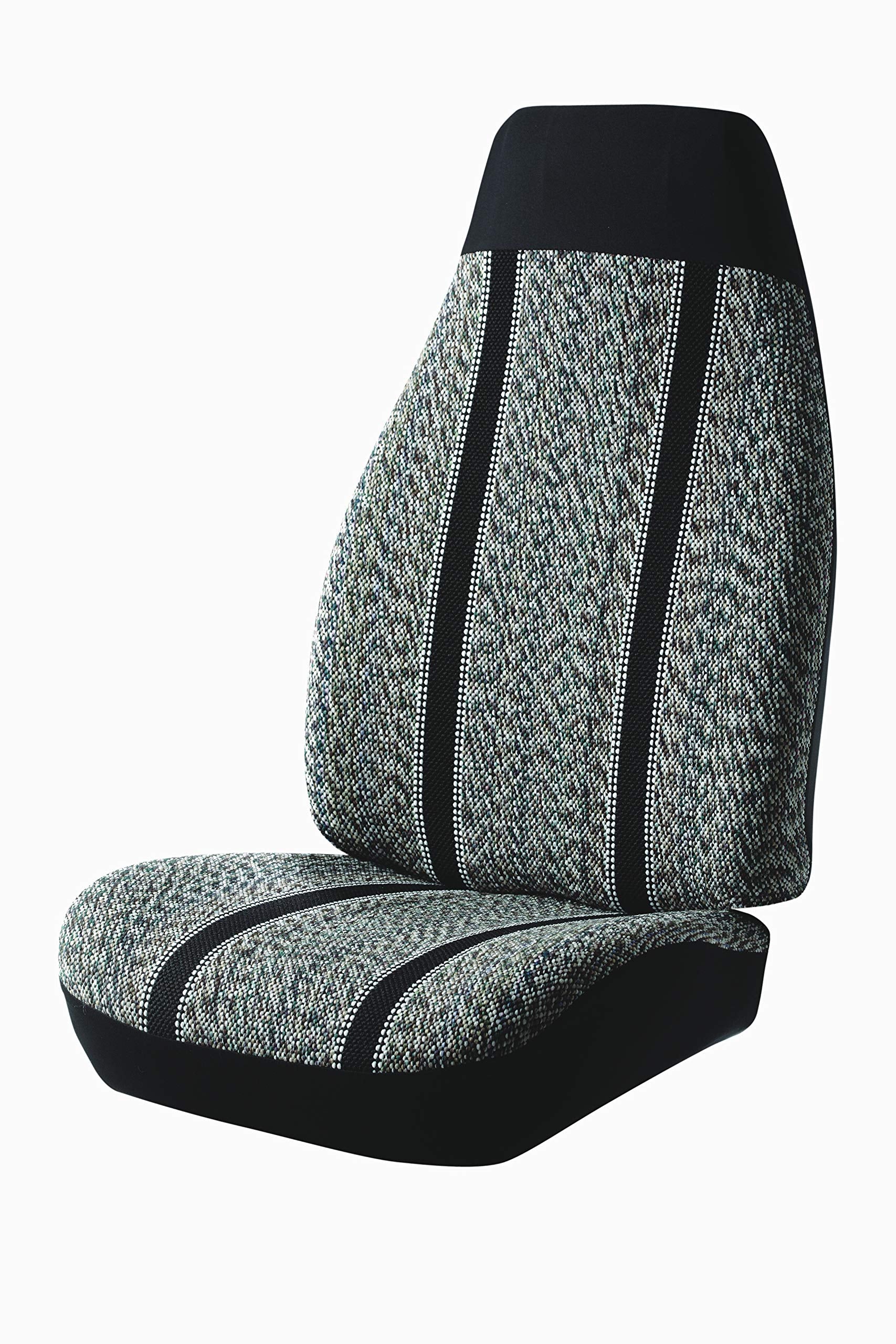 Custom Fit FIA TR48-3 BLACK Front Seat Cover Split Seat 60/40 - Saddle Blanket, (Black)