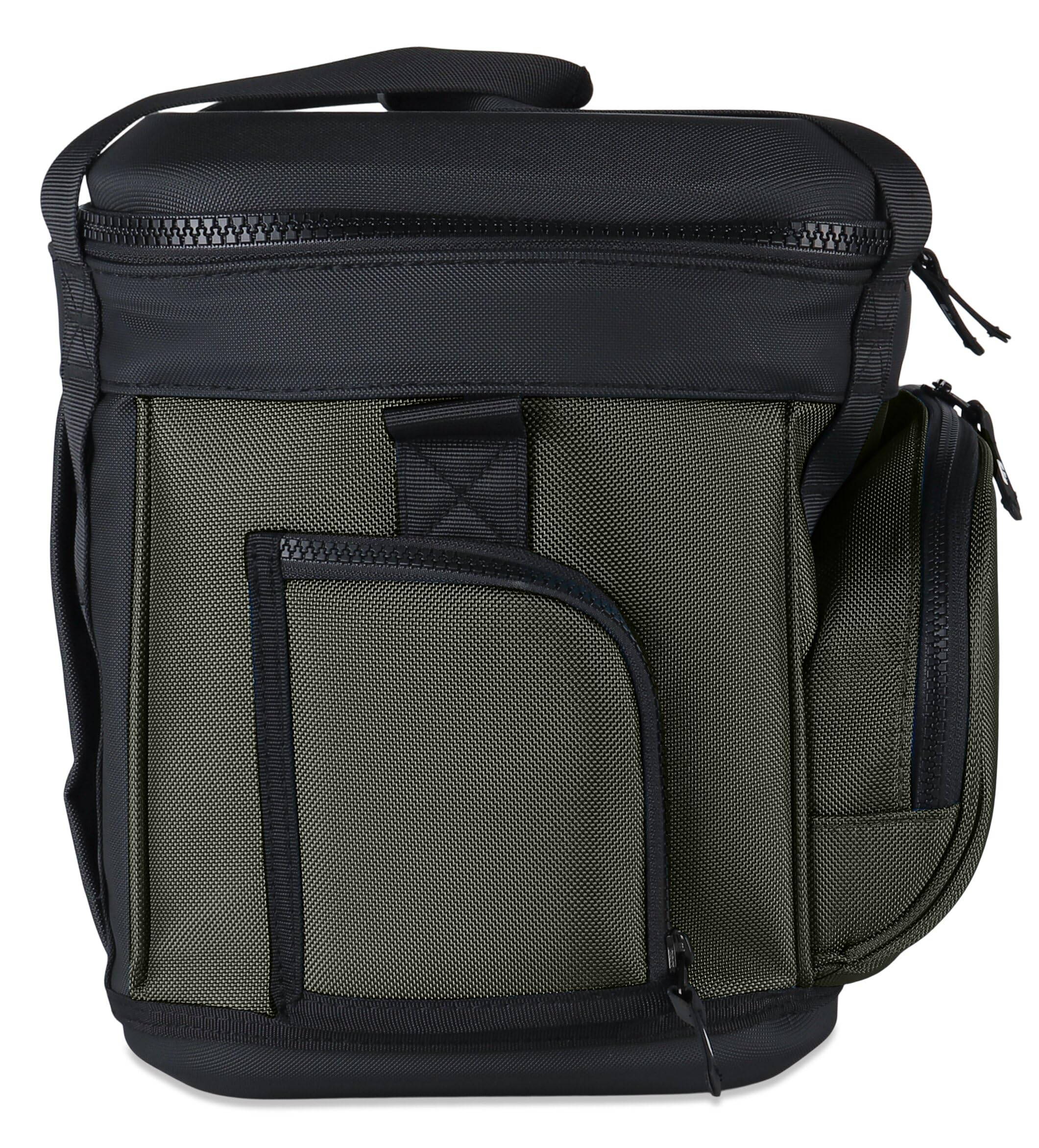 Drifter Grizzly 20 Soft Sided Cooler | 20 qt Flip-Top Cooler Bag | Ice Chest for Beach Boat Camping Fishing Hiking Hunting Picnic | Lightweight Portable Insulated Waterproof | Lunar Green